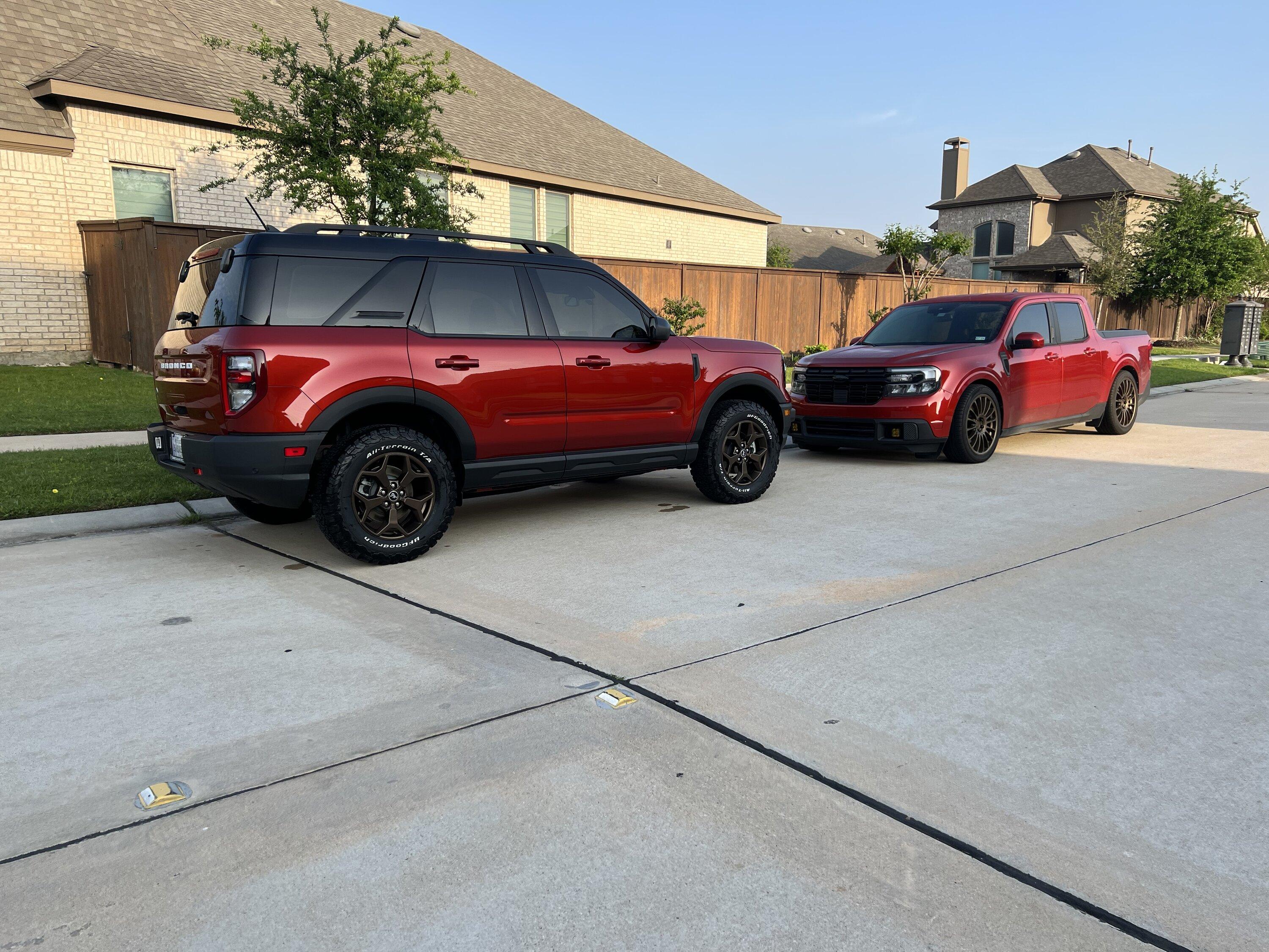 Ford Maverick Bronze painted 'fx4' wheels, RTX ranch 4E06C782-21E0-45CA-8A81-580101CA767E