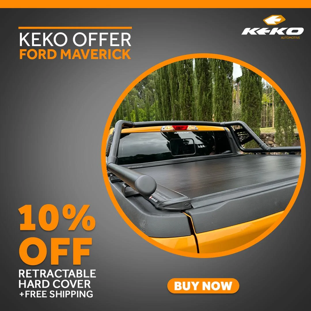 Ford Maverick Limited time offer - 10% OFF - Maverick products from Keko Automotive Oferta-Keko-Abril-Maverick-Hard-Cover