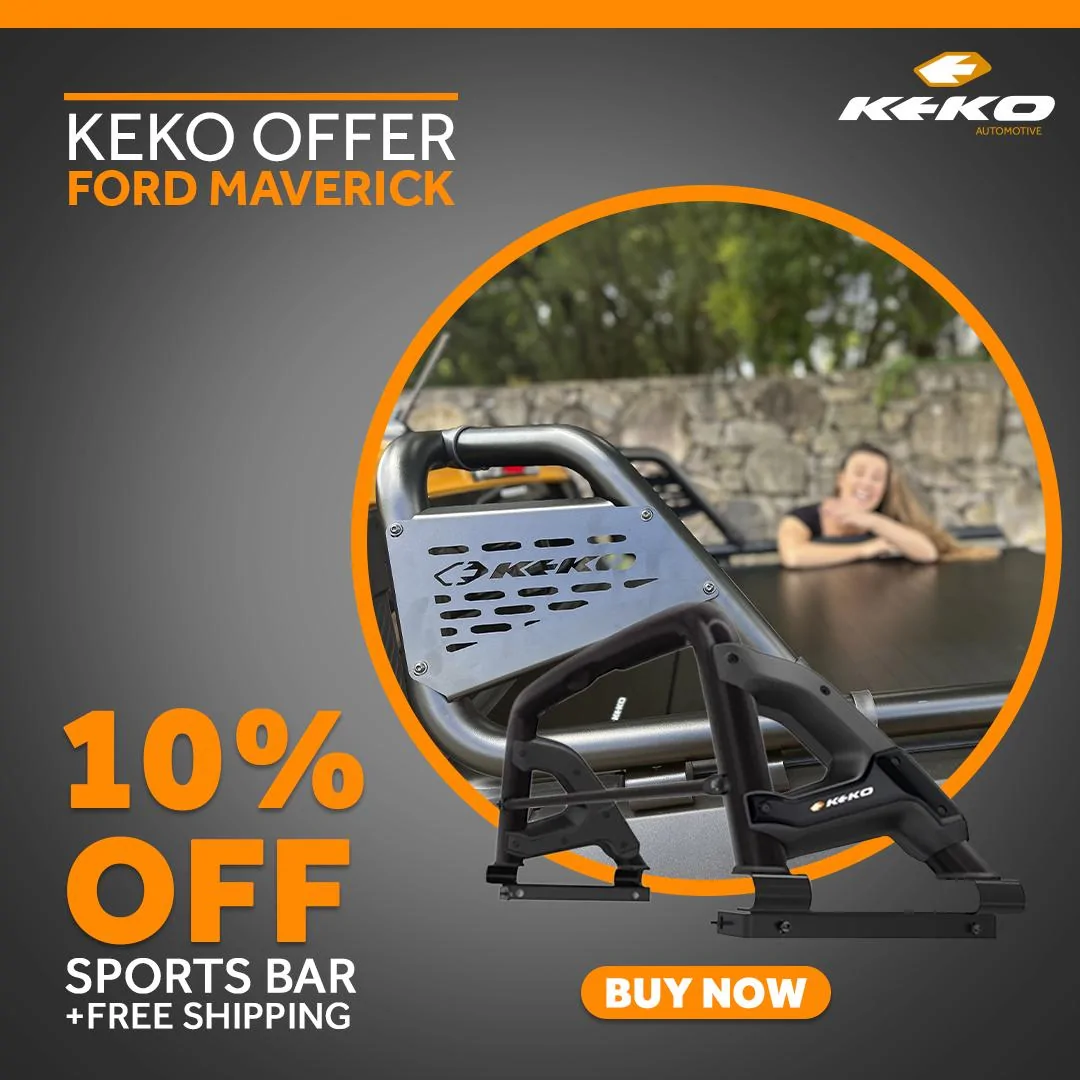 Ford Maverick Limited time offer - 10% OFF - Maverick products from Keko Automotive Oferta-Keko-Abril-Maverick-Sports-Bar