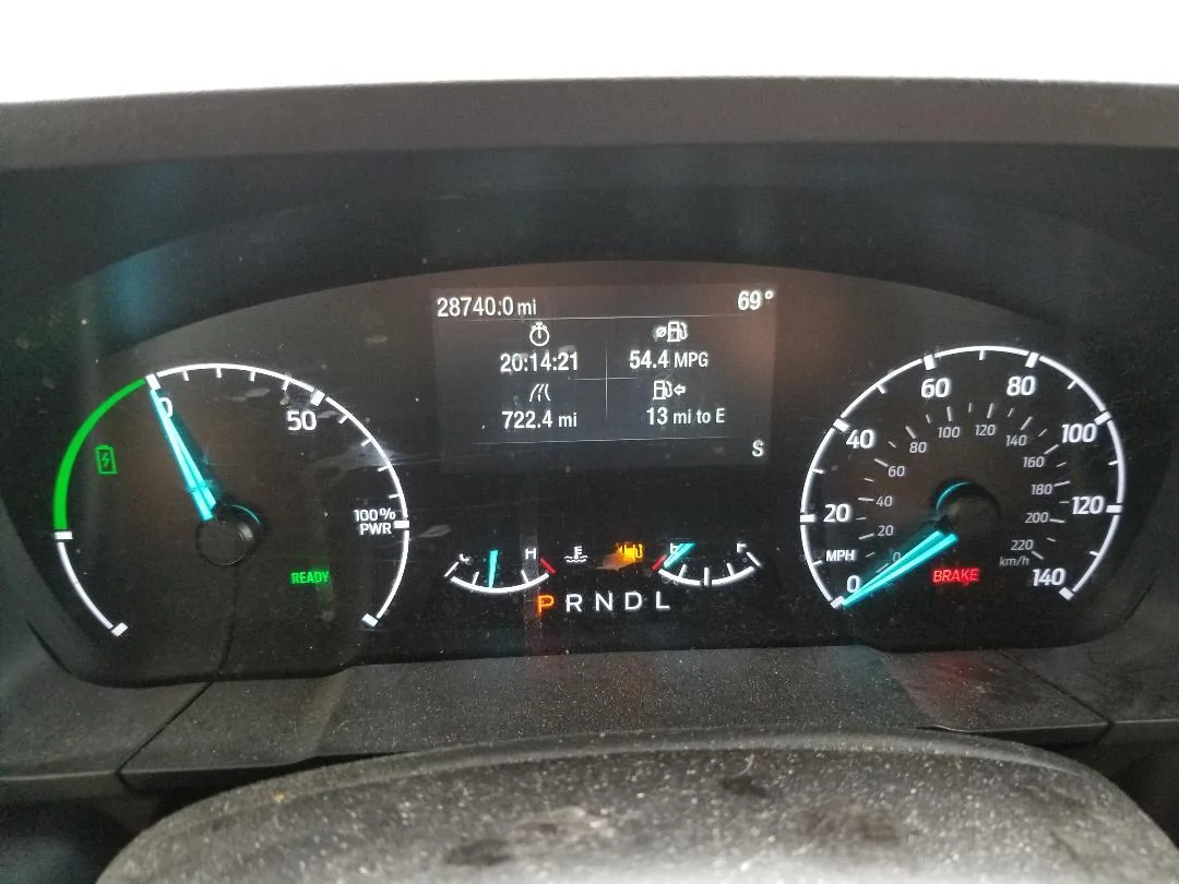 Ford Maverick 700+ Miles Per Tank Club Maverick 722 odo