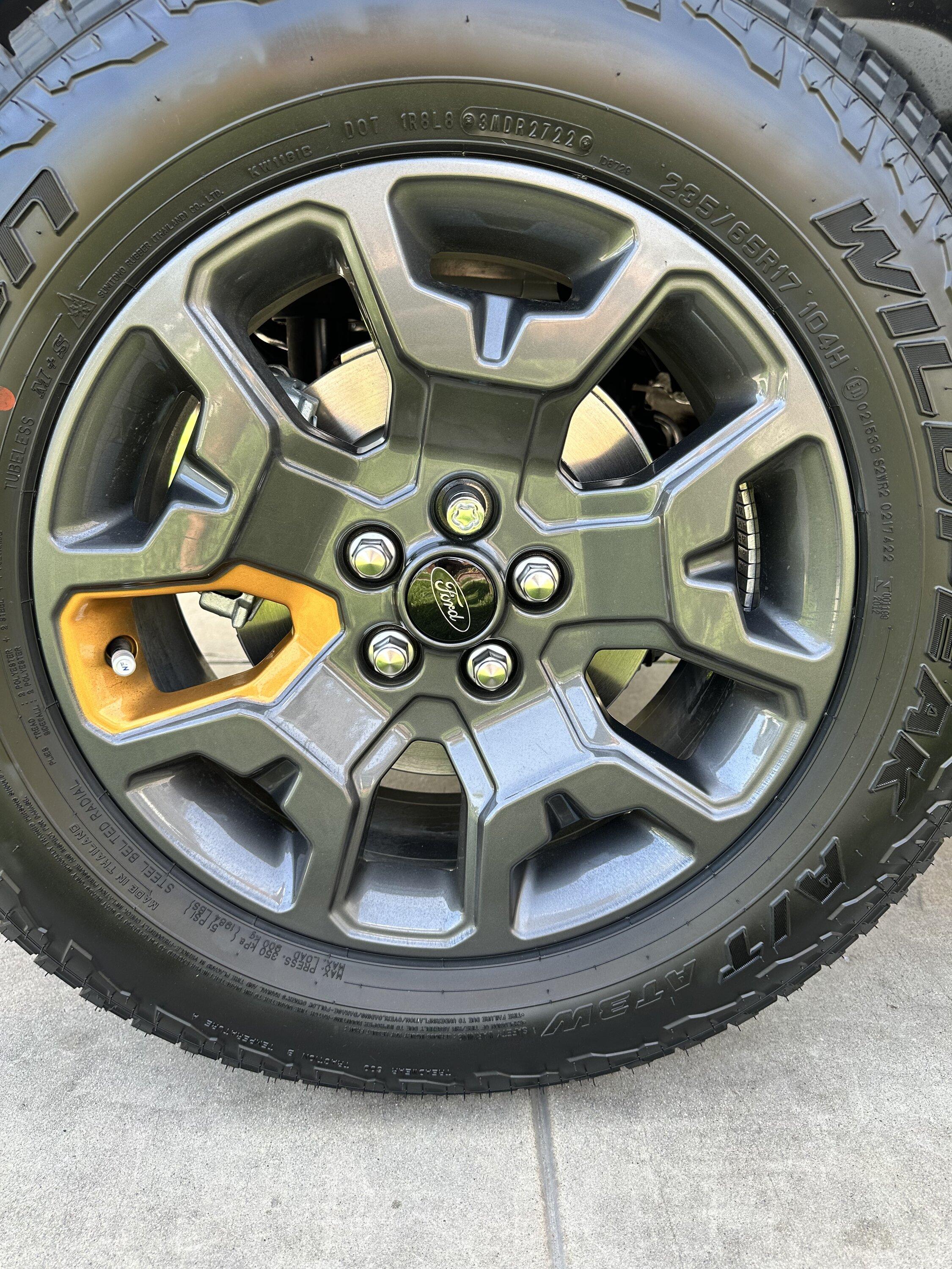 Ford Maverick Tremor First Wash Wheel Lock