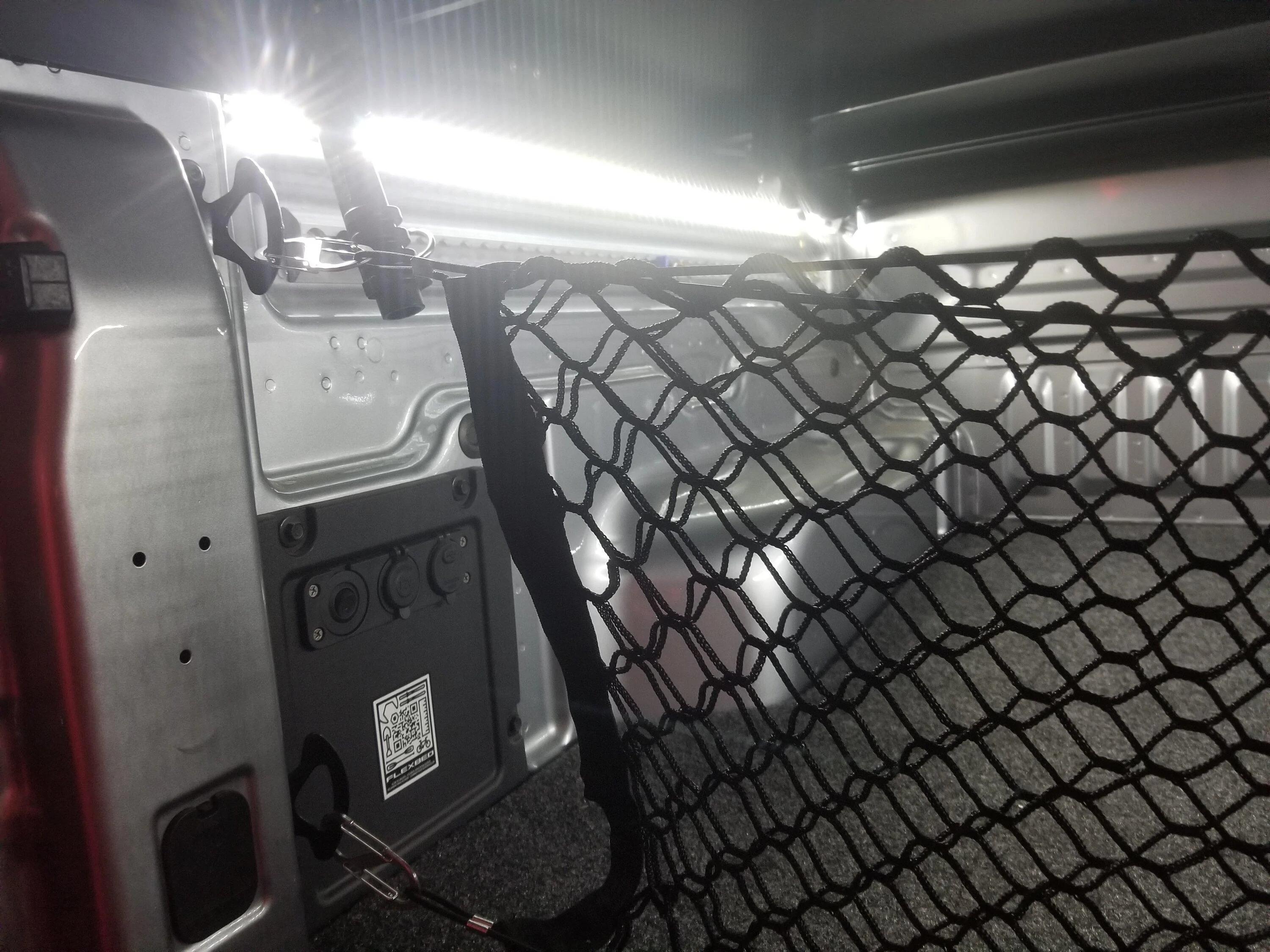 Ford Maverick New Bed LED strip lighting. Cheap and easy mod! 20230303_082357