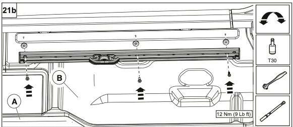 Ford Maverick Added an extra set of cargo management cleats Screenshot 2023-04-09 at 12.45.49 PM