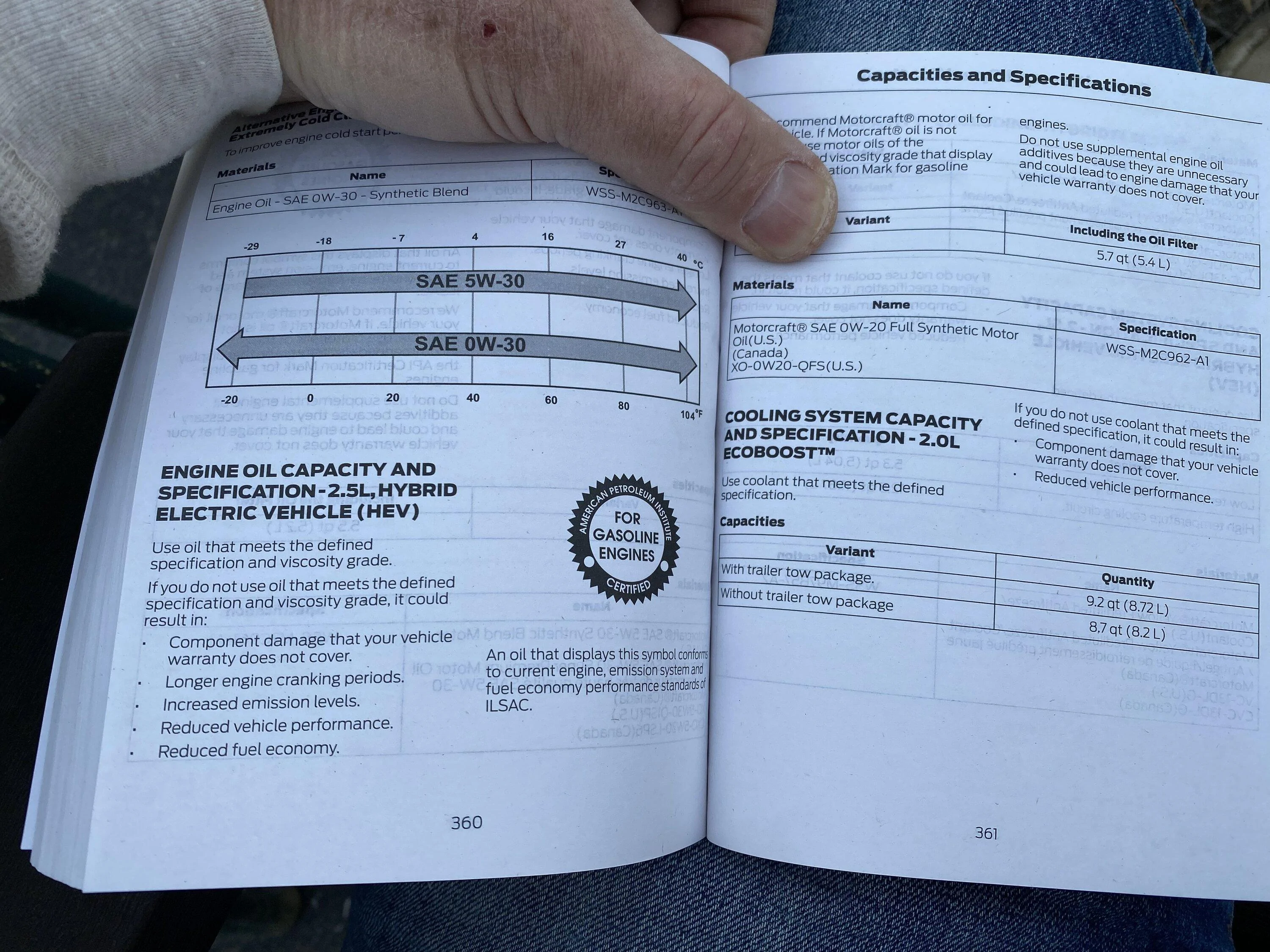 Ford Maverick Costco / Kirkland full synthetic oil is not certified for use in any Ford F966690B-765A-4D30-B0AF-008F2E3DE8EB