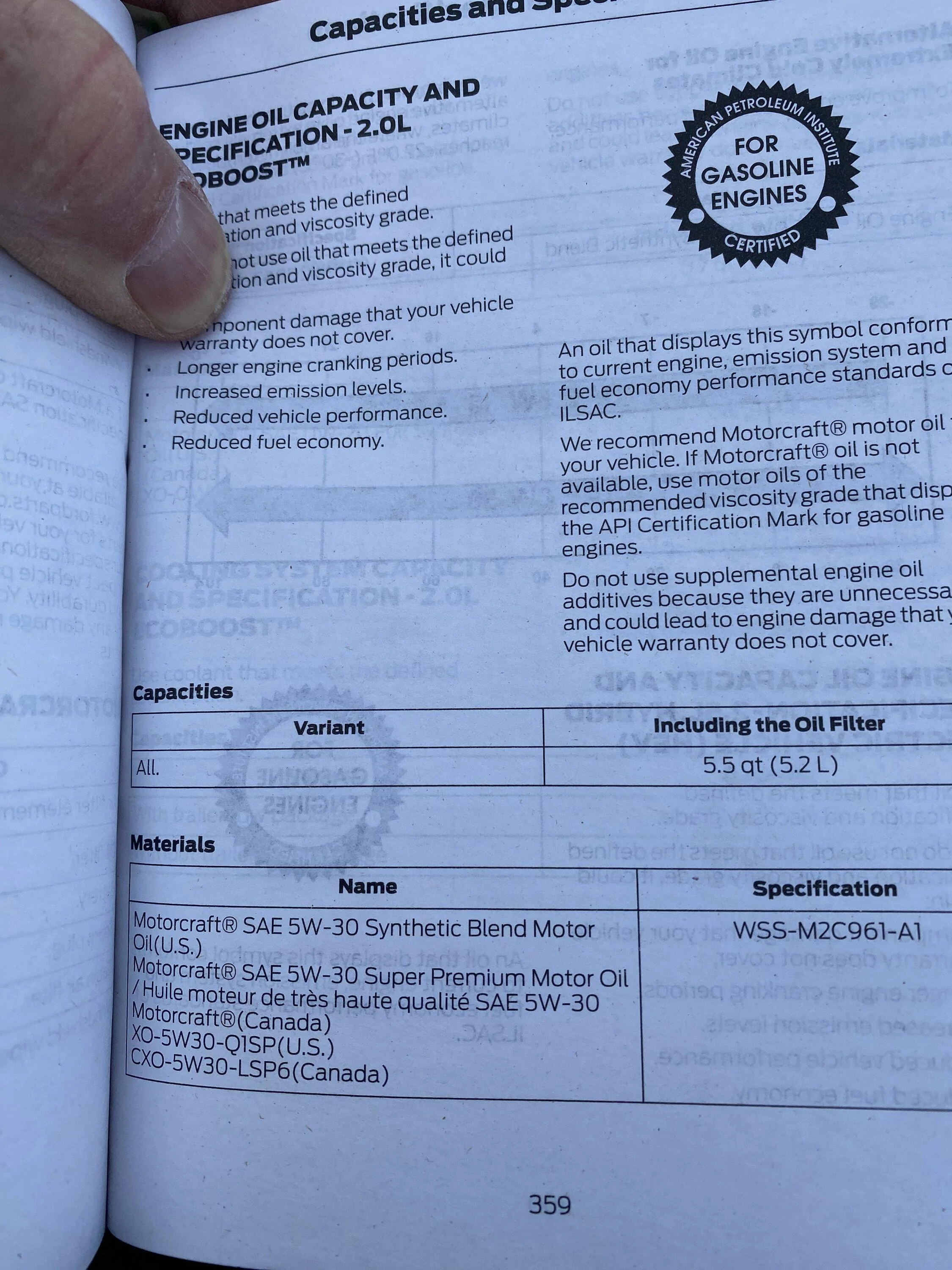 Ford Maverick Costco / Kirkland full synthetic oil is not certified for use in any Ford 6E4093CE-F678-4BF0-9C53-F74E3D7AFBF7