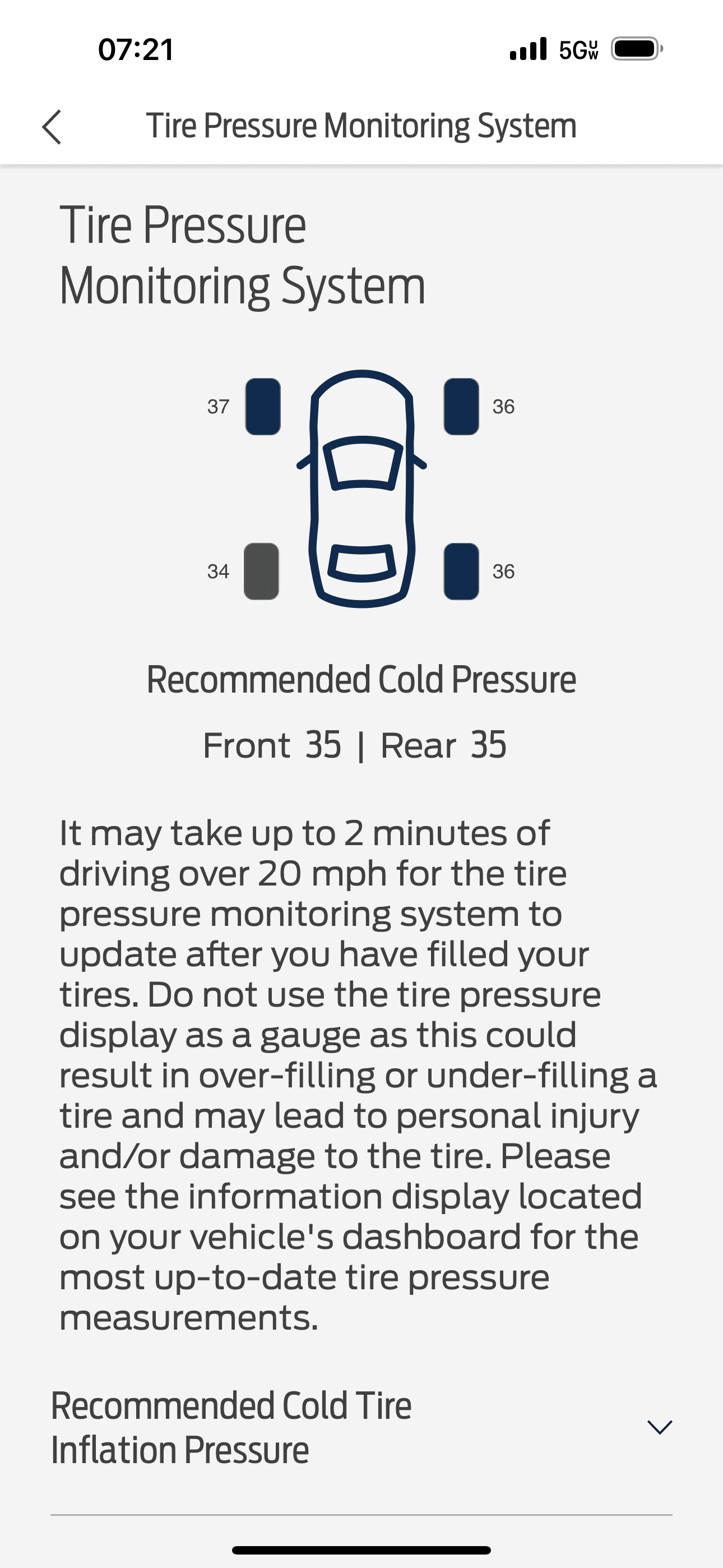 Ford Maverick Tire Pressure Monitoring System Fault IMG_7715