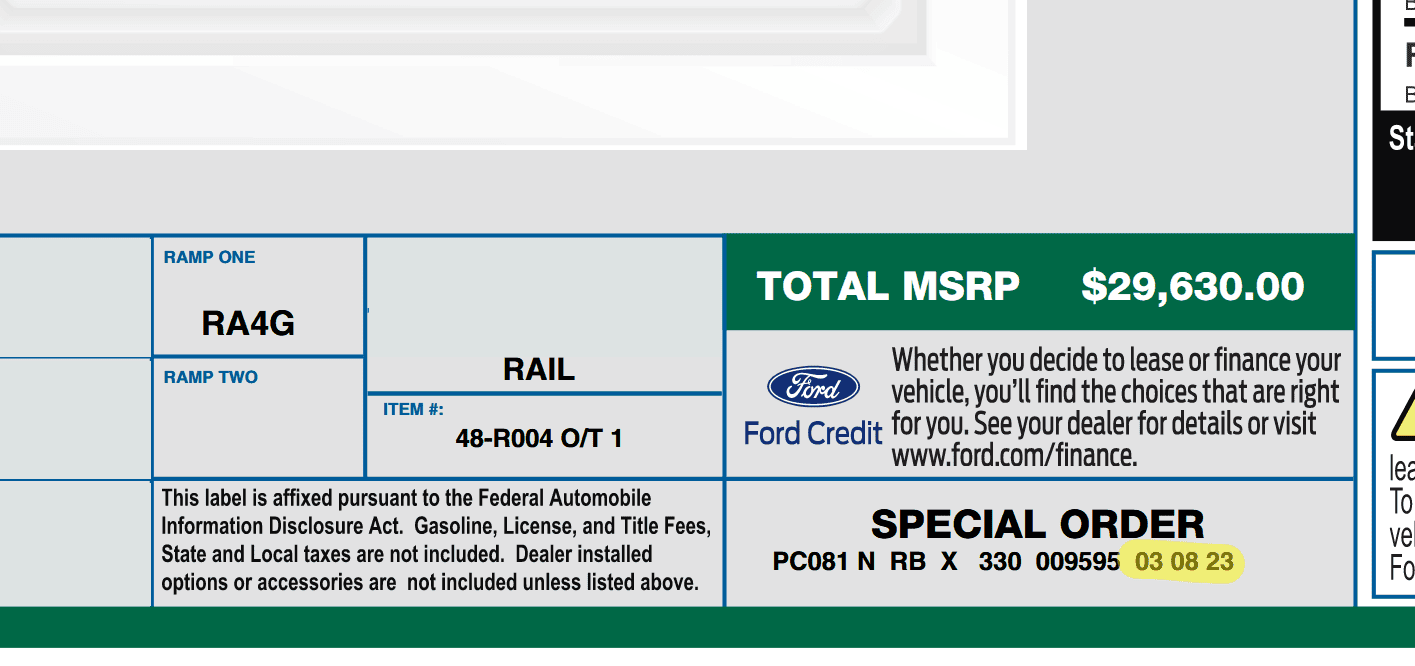 Ford Maverick Still no blend date and it is my build week. Should I be concerned? 1681132842840