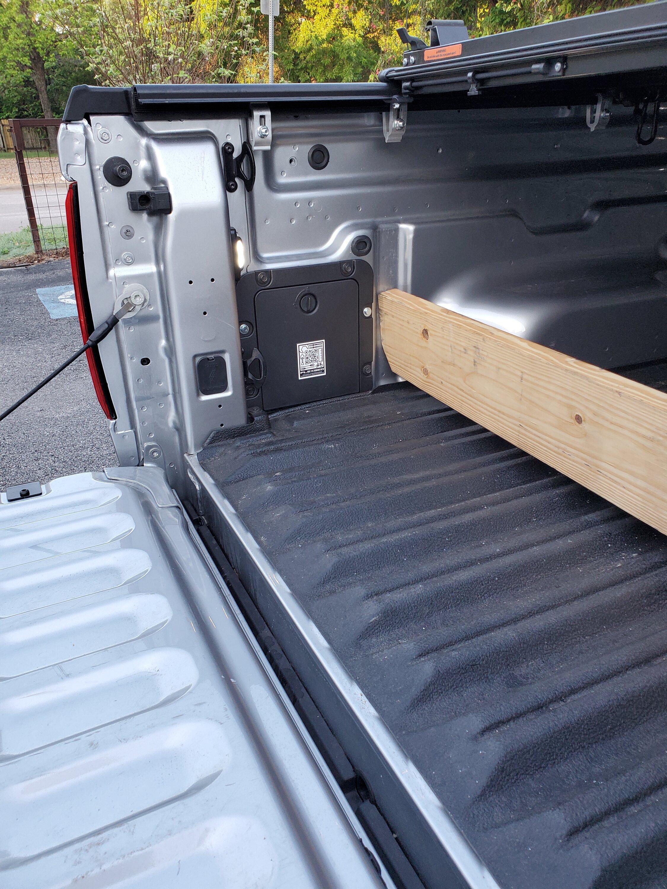 Ford Maverick Finally added the truck bed storage cubby 20230411_073111