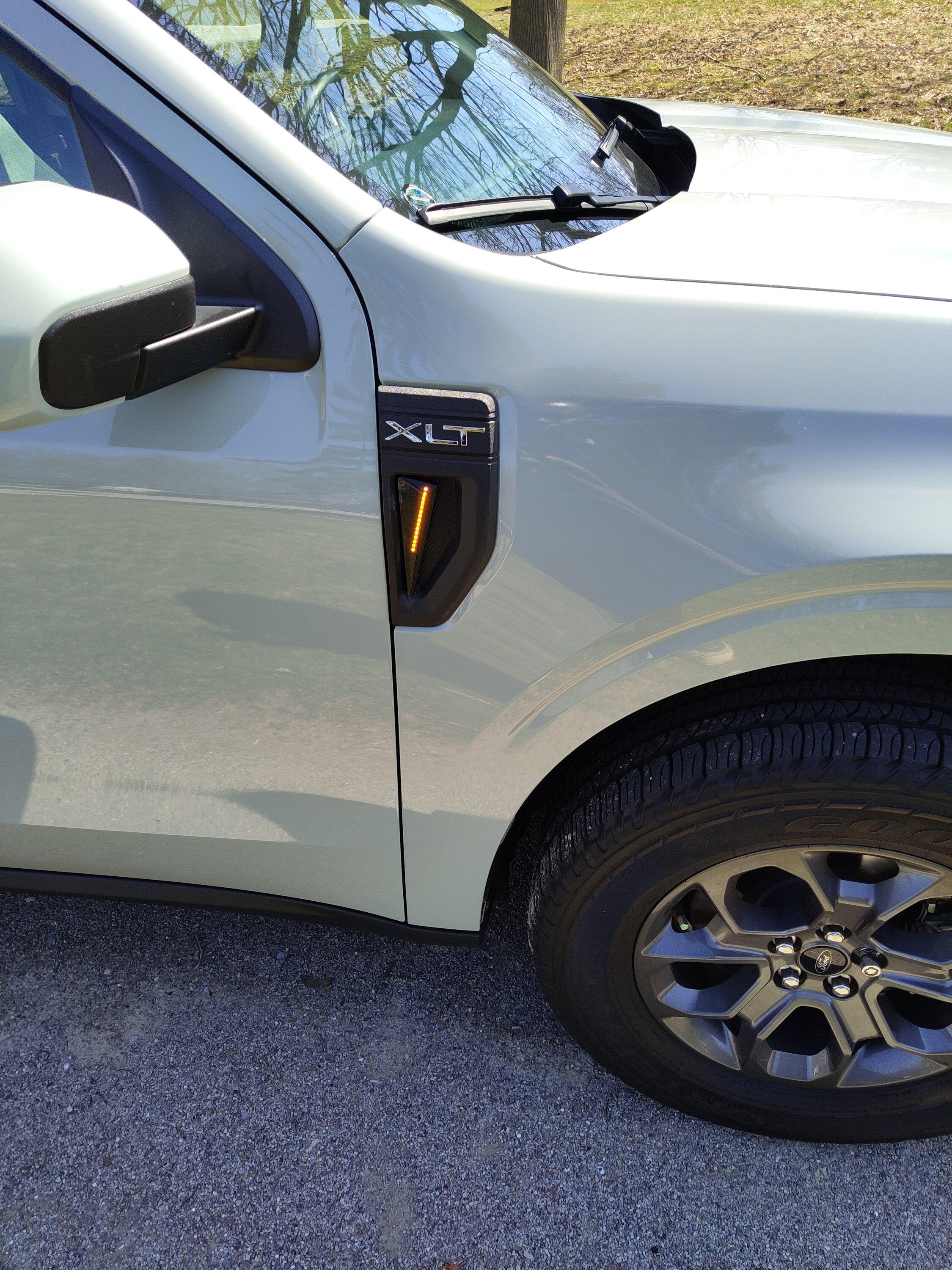 Ford Maverick LED Side Marker Smoked Turn Signal Light Upgrade IMG_20230409_114739