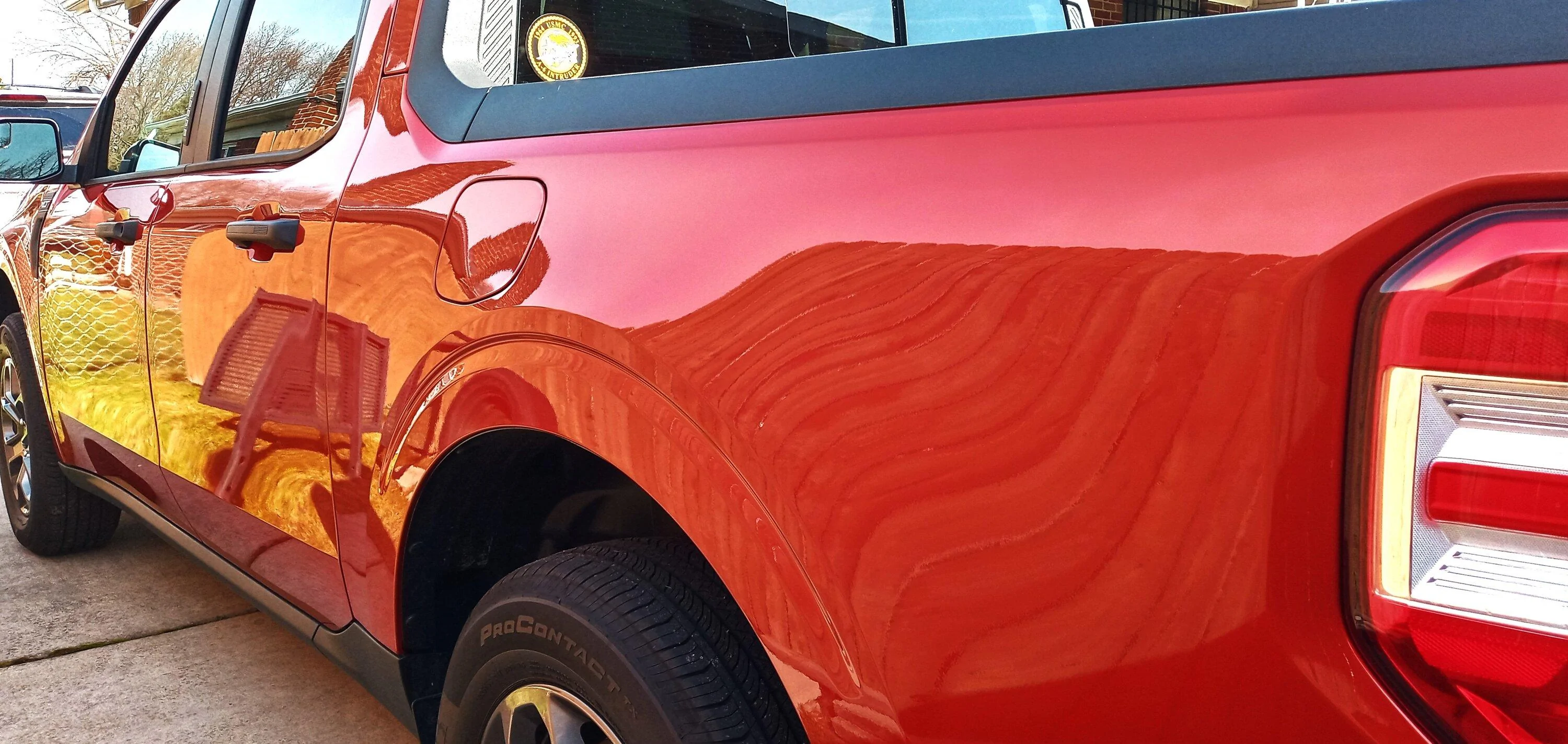 Ford Maverick HOT PEPPER RED Maverick Photos Thread Maverick Ceramic Coating 4-11-23 Pic 1 1