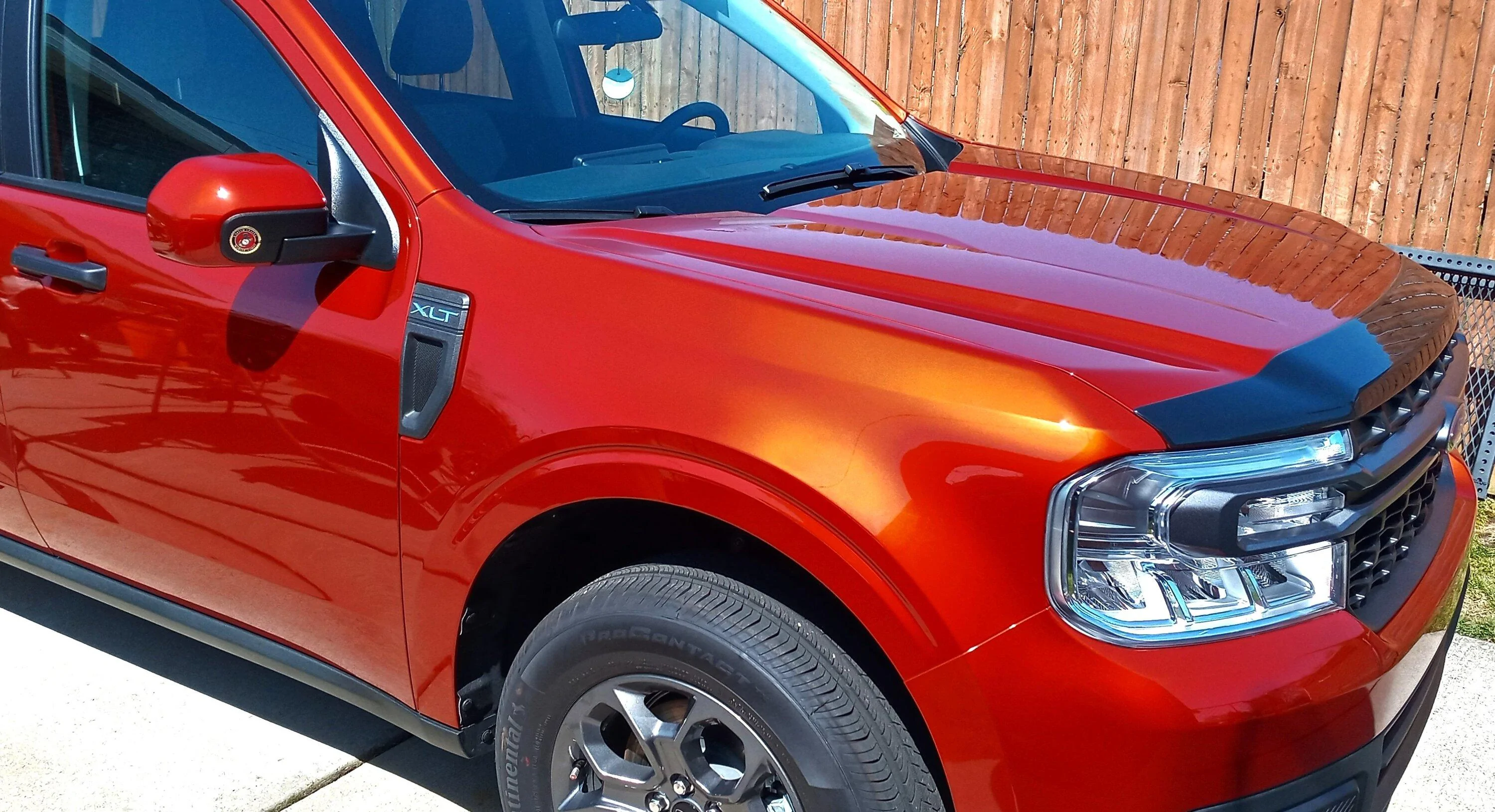 Ford Maverick HOT PEPPER RED Maverick Photos Thread Maverick Ceramic Coating 4-11-23 Pic 3 1