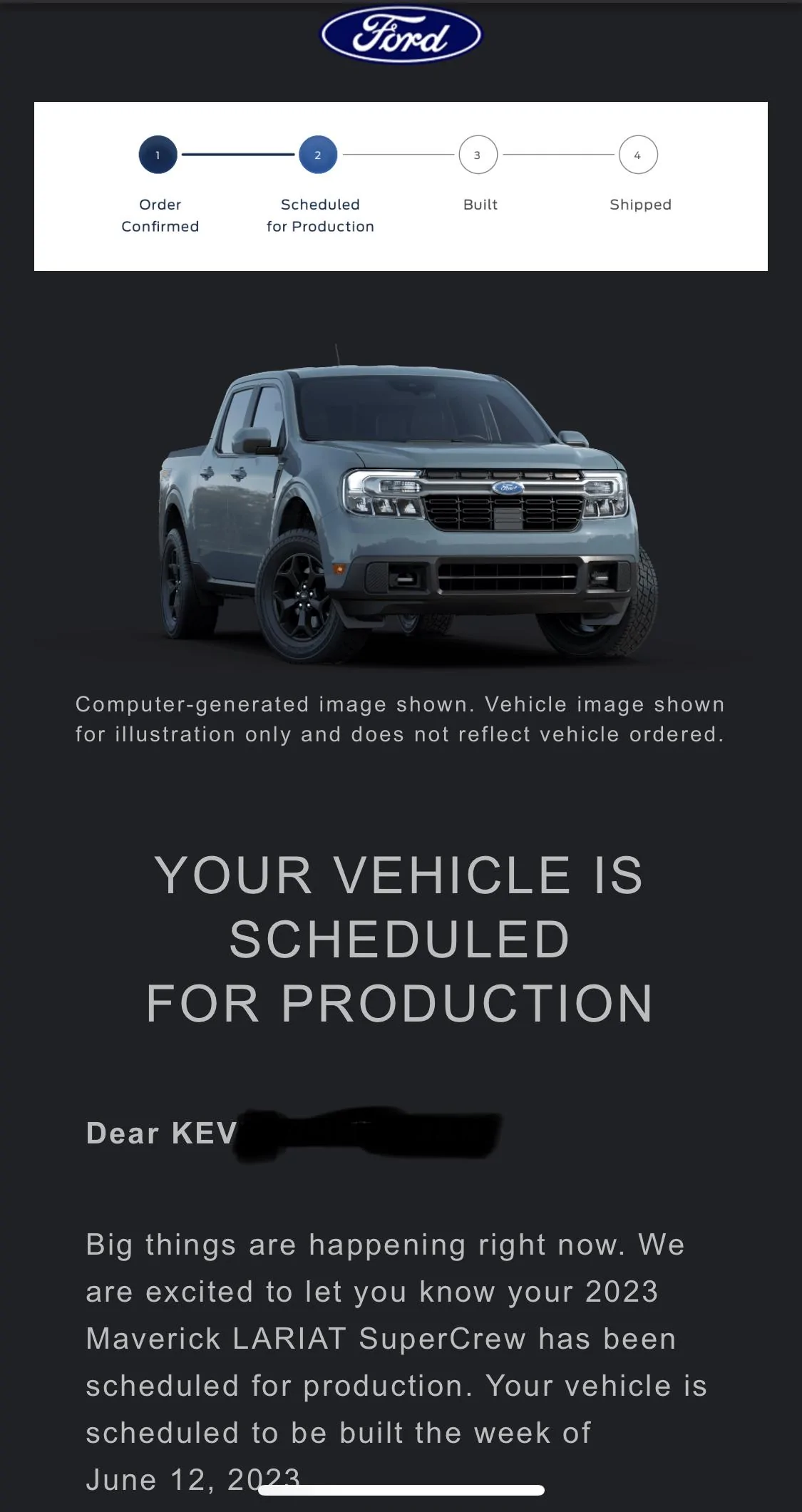 Ford Maverick 📬 4/13/23 Scheduling Email Received Group [EMAILS NOW ARRIVING!] C40D4837-9EF7-4A7A-900D-EF07409BAA1E