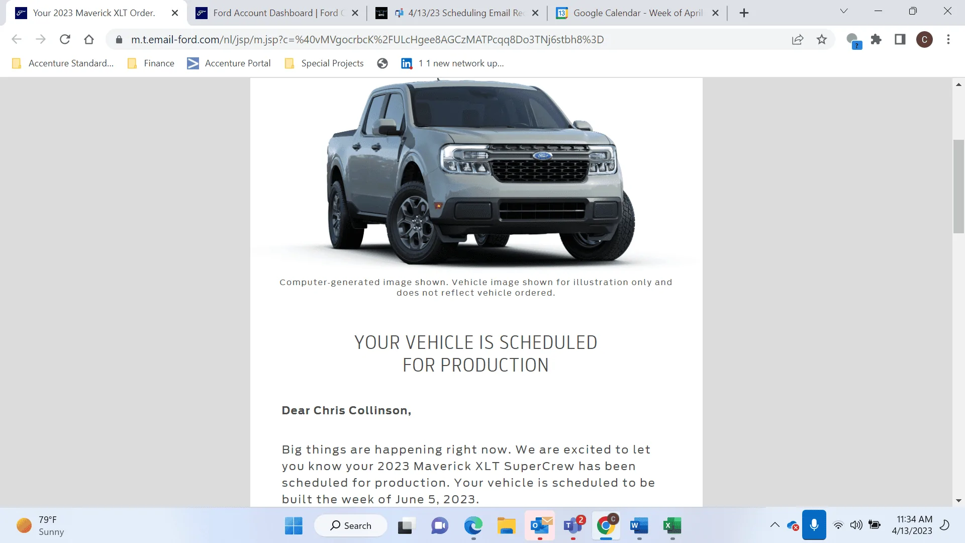 Ford Maverick 📬 4/13/23 Scheduling Email Received Group [EMAILS NOW ARRIVING!] 1681400068190
