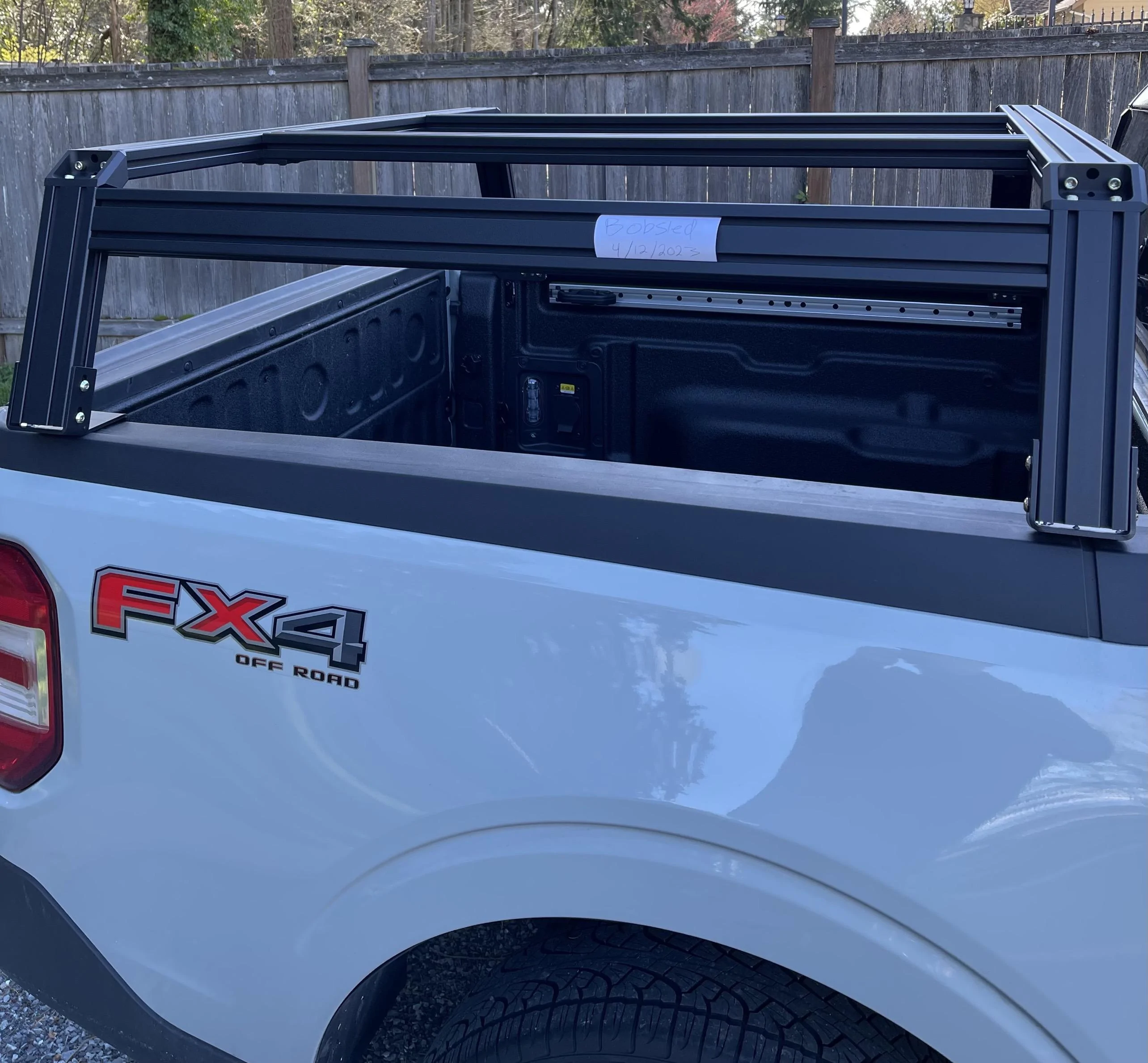 Ford Maverick 13" Xtrusion Overland XTR1 Bedrack (Local only) bedrack1