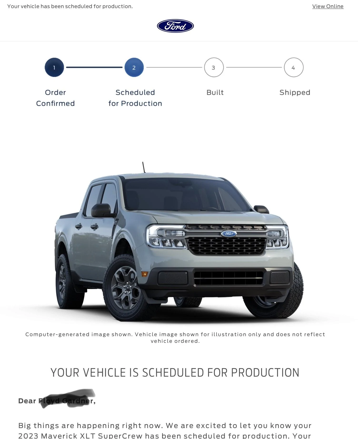 Ford Maverick 📬 4/13/23 Scheduling Email Received Group [EMAILS NOW ARRIVING!] 5243D44A-8C4C-4007-A24C-D480C36191D9
