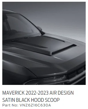 Ford Maverick Hood Scoop for Sale hood scoop.1