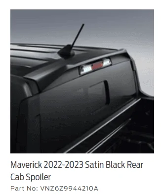 Ford Maverick Cab Spoiler for Sale Cab spoiler.1