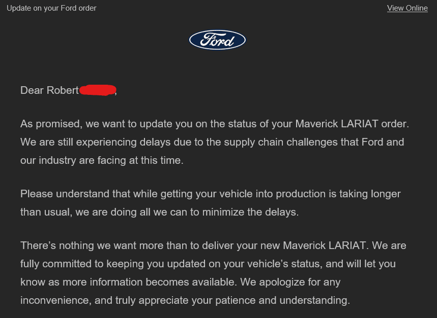 Ford Maverick Bob's Maverick Journey 1681486067359