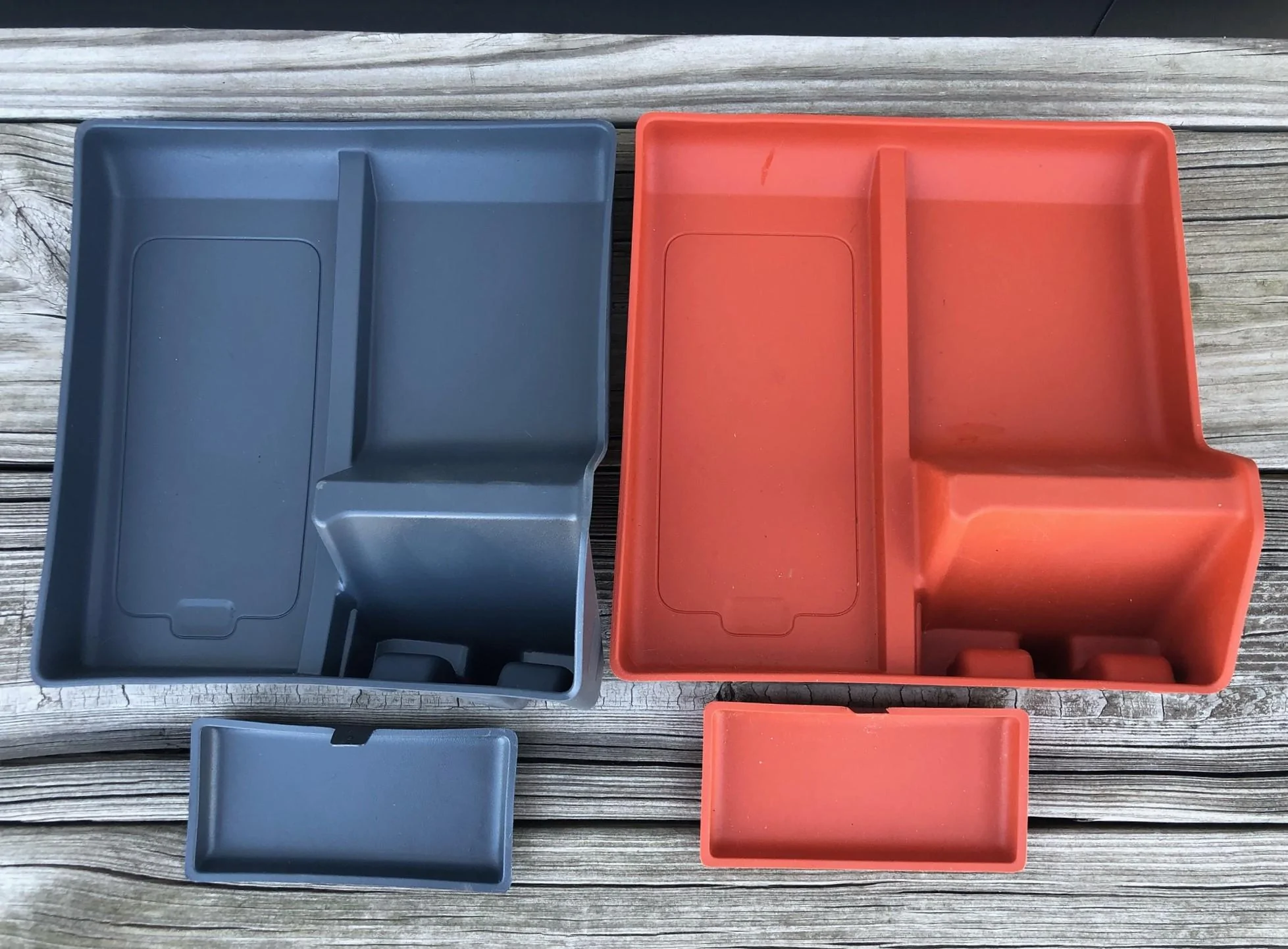 Ford Maverick Orange console inserts and Plasti Dip m