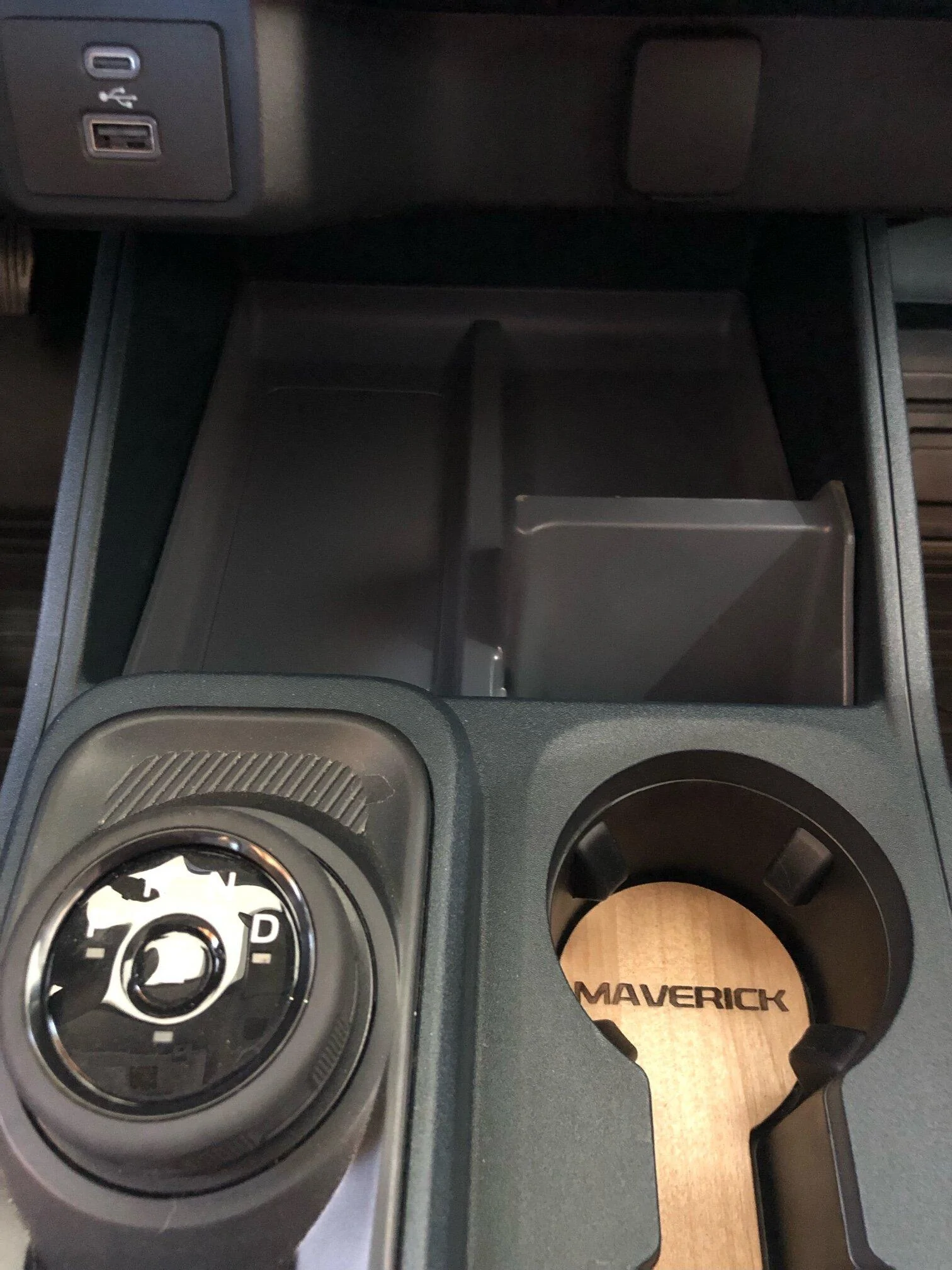Ford Maverick Orange console inserts and Plasti Dip 
