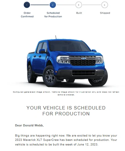 Ford Maverick 📬 4/13/23 Scheduling Email Received Group [EMAILS NOW ARRIVING!] 1681508849247