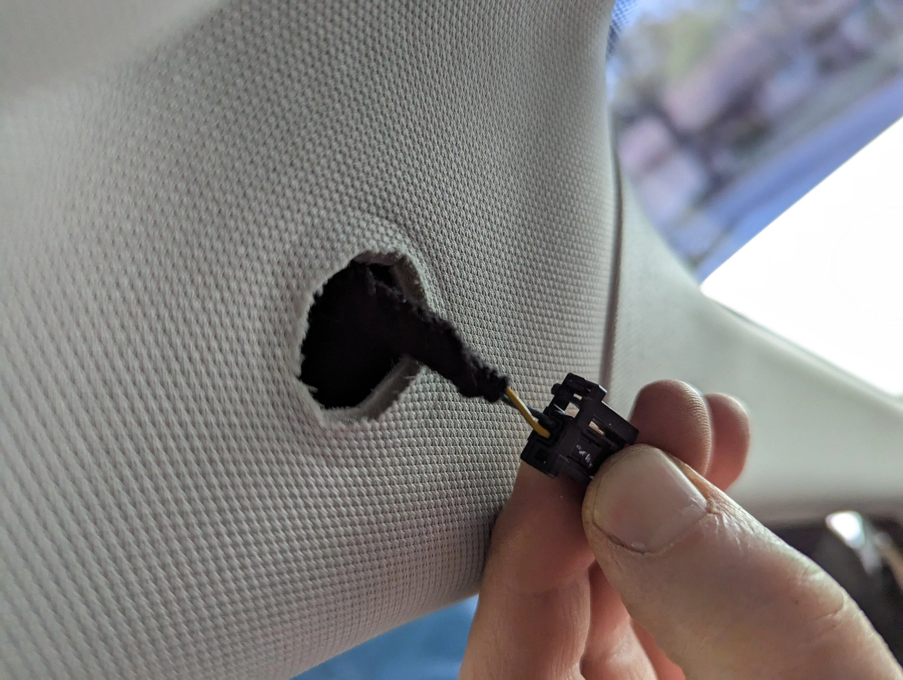 Ford Maverick Replaced microphone, quality is better PXL_20230415_200613562