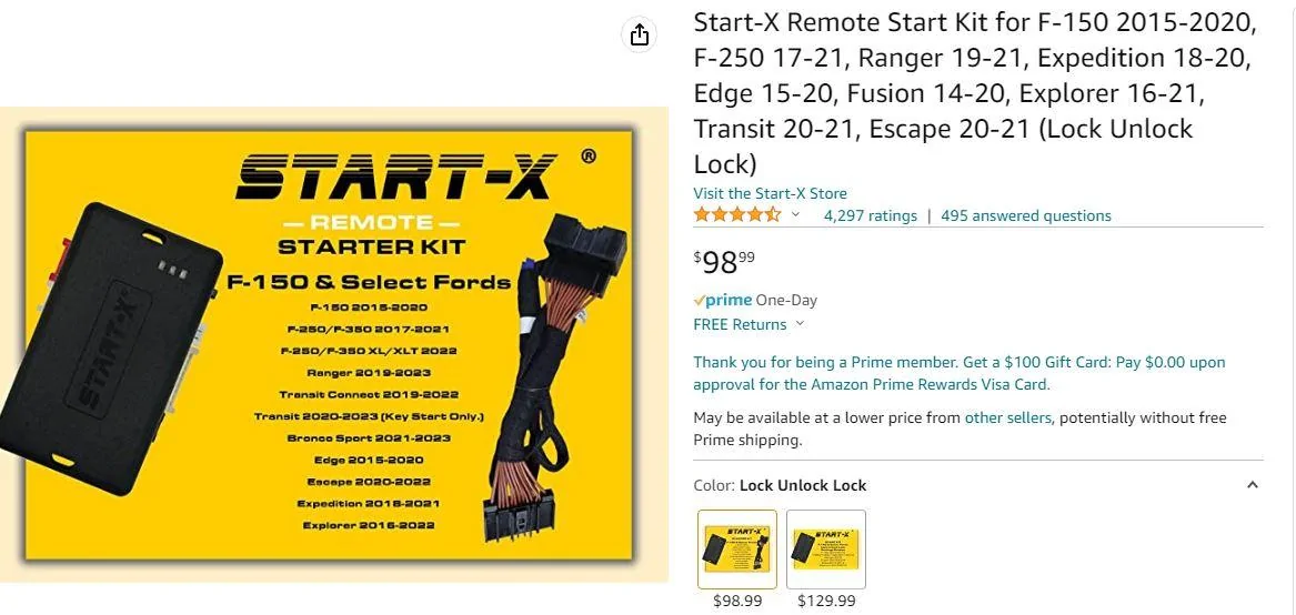 Ford Maverick Is remote start worth it or will the app be good enough? Start-X Remote Start Kit