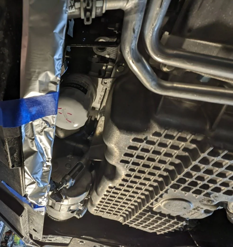 Ford Maverick How To: Oil Change on Tremor Maverick foil