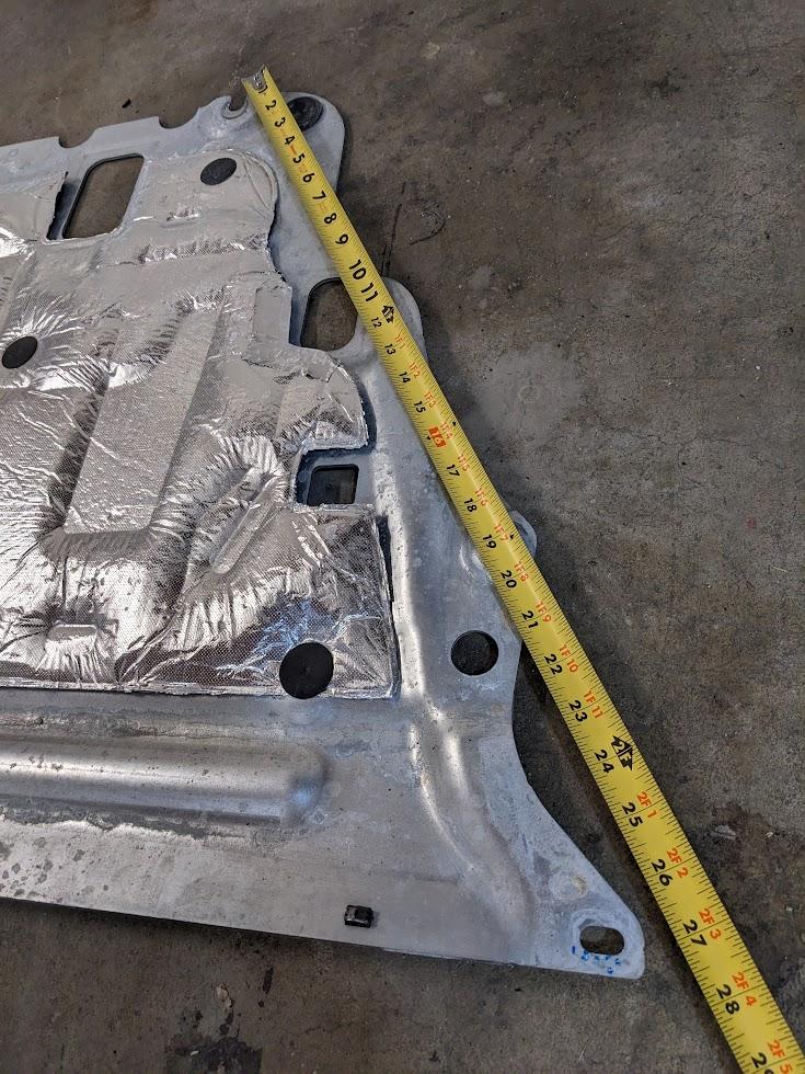 Ford Maverick Tremor Skid Plate is different than FX4 (photos) side