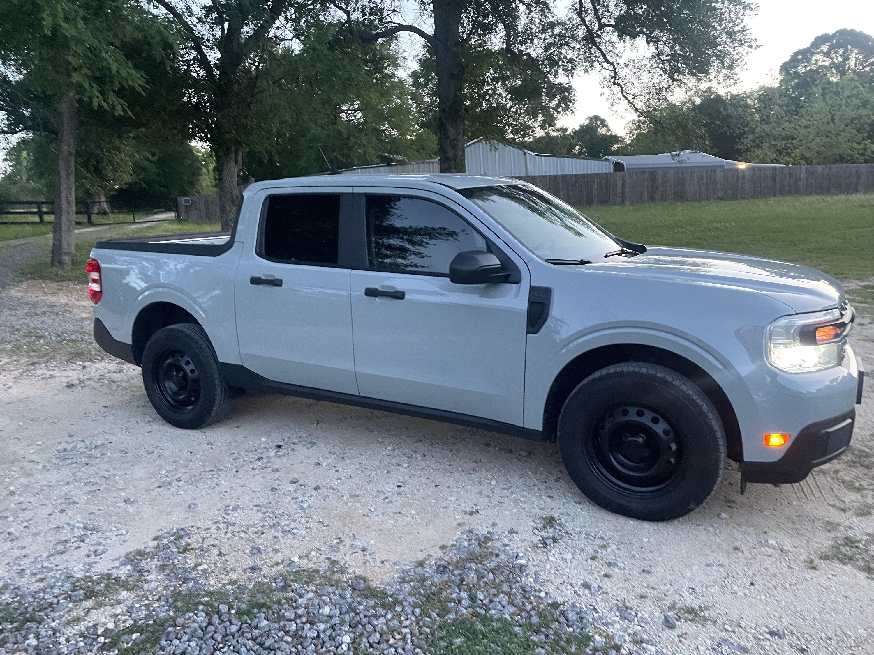 Ford Maverick Before & After: Lowered Maverick on Eibach Springs (2022 XL FWD) BFB051F5-BE7D-4261-A1B5-B3F66BF99890