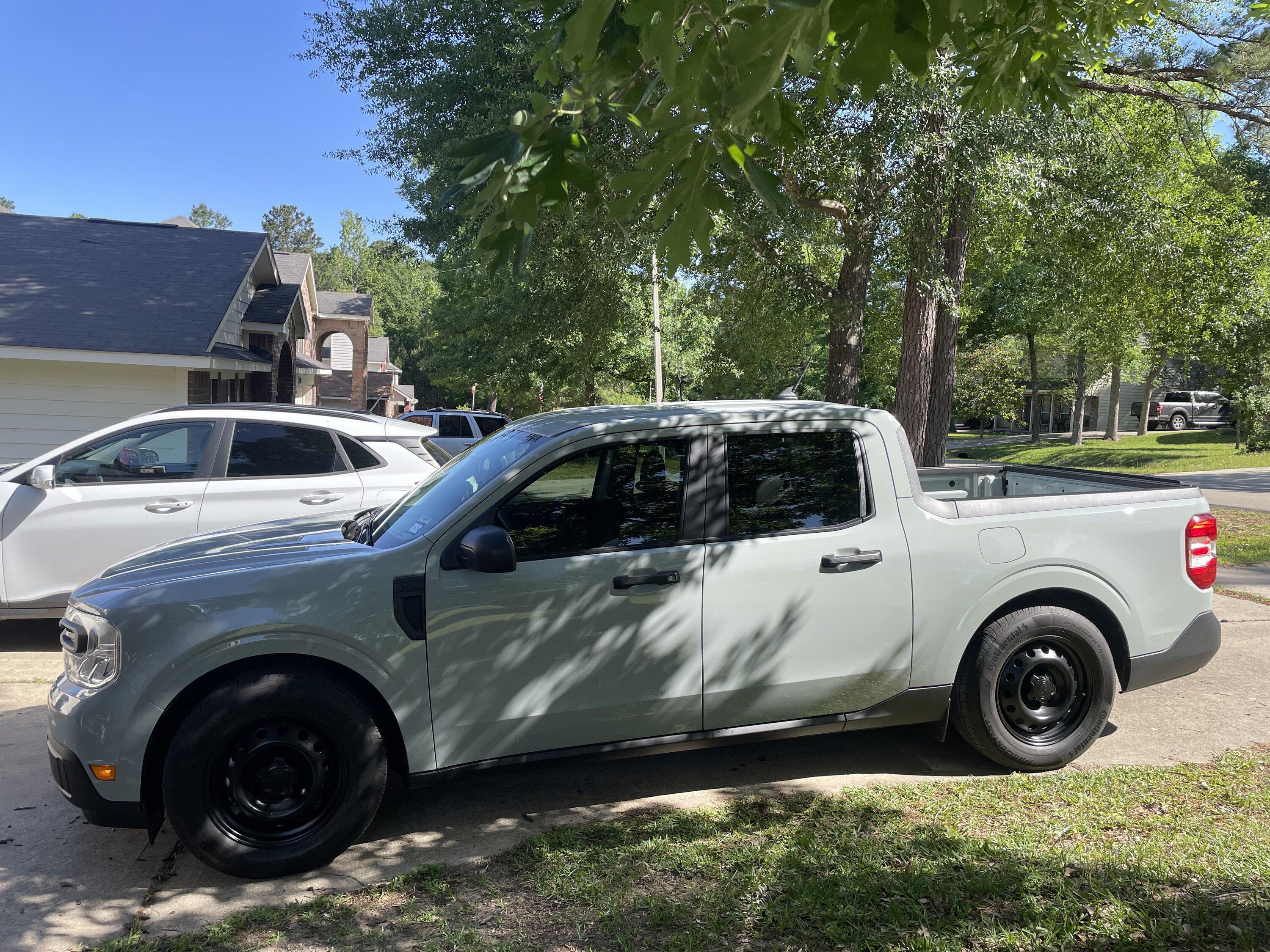 Ford Maverick Before & After: Lowered Maverick on Eibach Springs (2022 XL FWD) C1E0AFF4-D35B-4027-B5DA-61AE928B2A2B