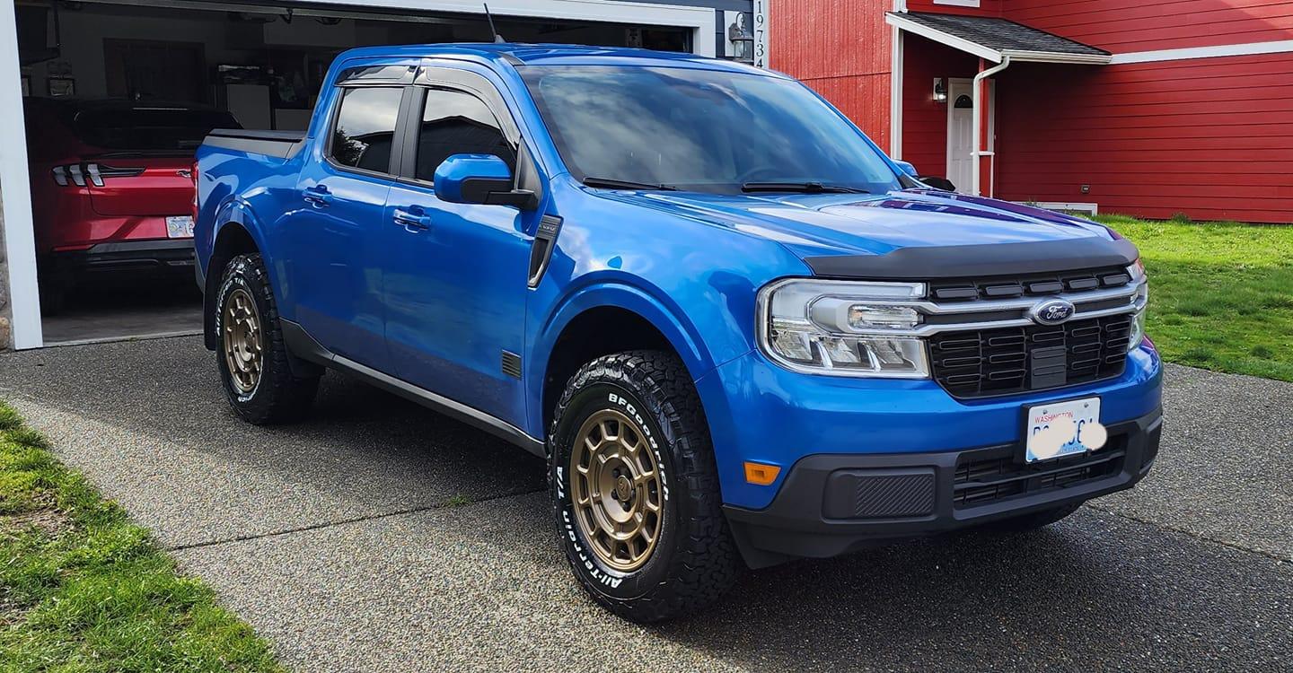 Ford Maverick Need Ideas For Custom Splashgaurds on Lifted Mav 341911196_1459973671405849_5520516365572567812_n