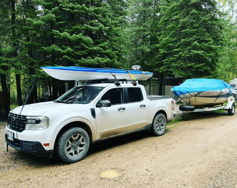 Ford Maverick Bass Boat Towing with 2.0L 4K Towing Package 1682022341304