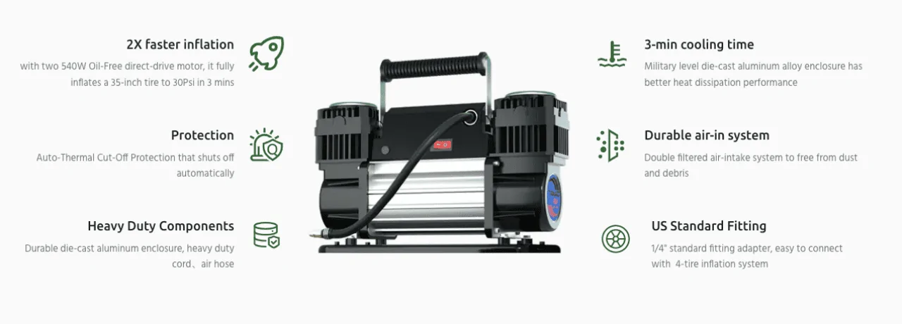 Ford Maverick [Giveaway] Tozalazz dual 11.65CFM 12V air compressor - April （closed) 1682071628800
