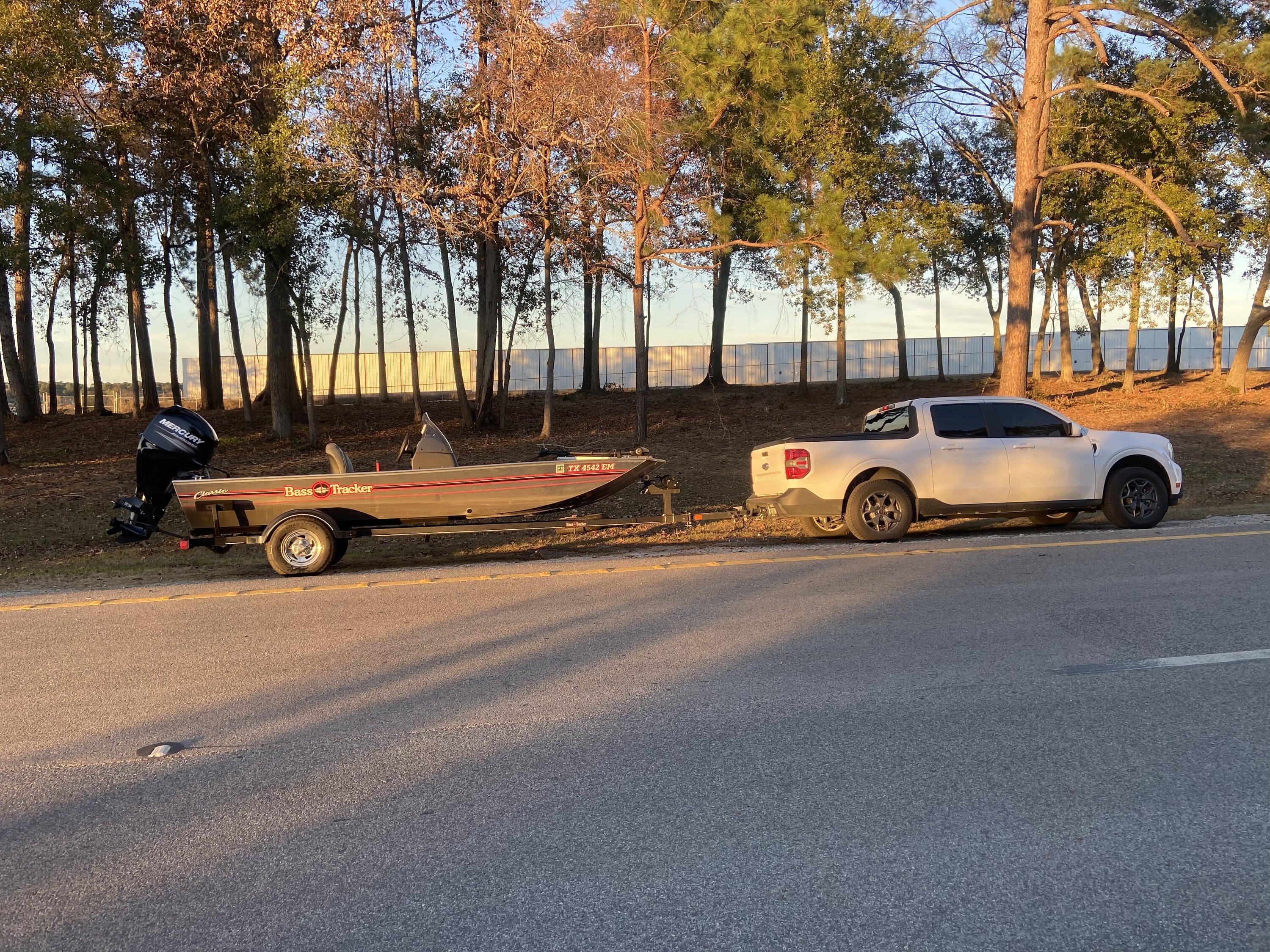 Ford Maverick Bass Boat Towing with 2.0L 4K Towing Package A2AB6638-BBDF-4A23-B44C-8FFA3F9FD9C5