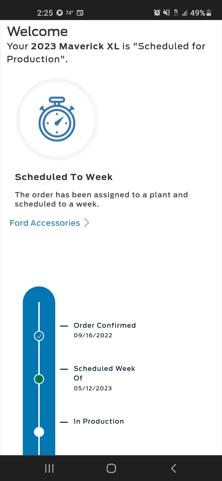 Ford Maverick 📬 4/20/23 Scheduling Email Received Group [EMAILS NOT YET ARRIVING] Screenshot_20230421-142548_Chrom