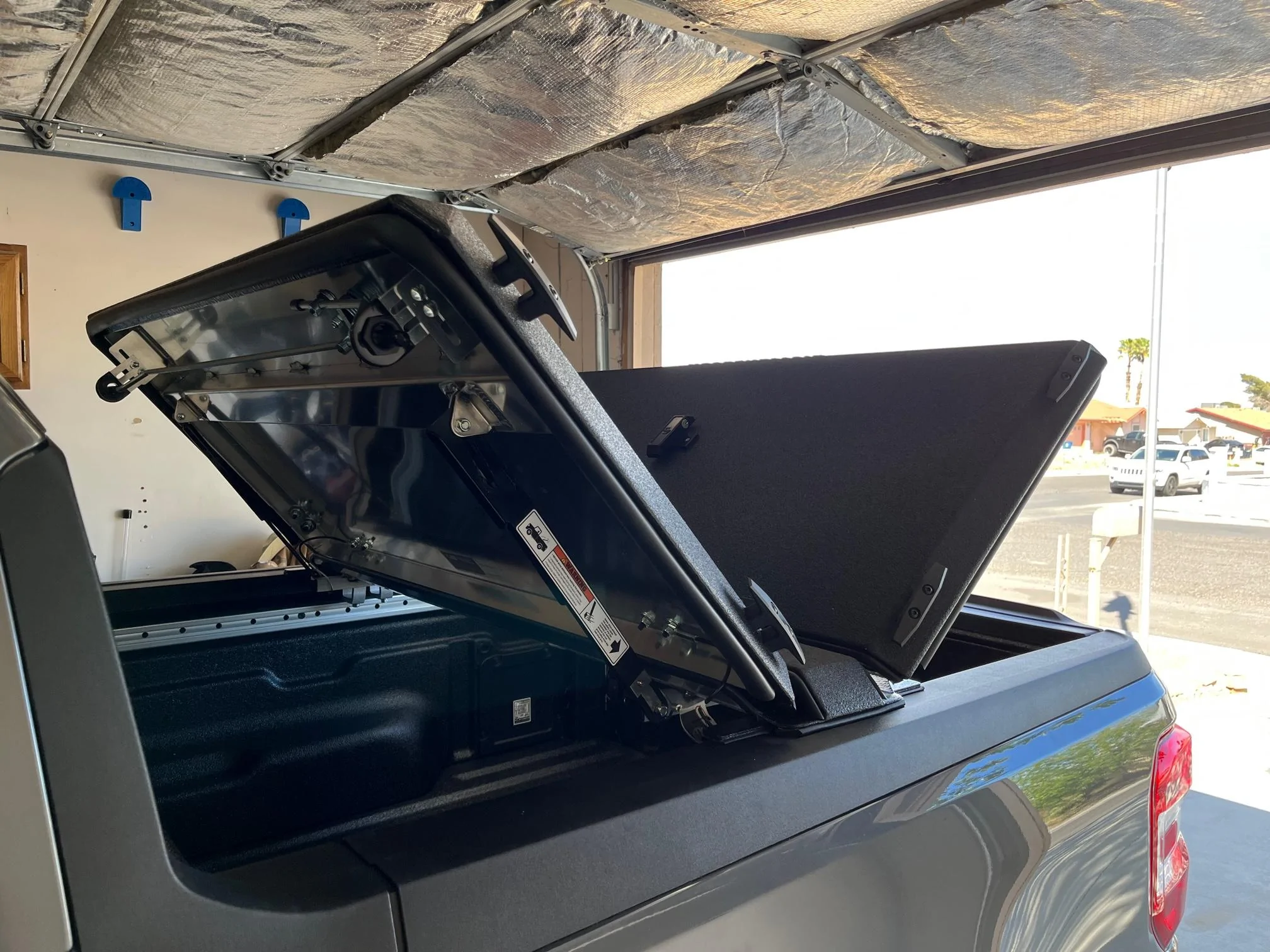 Ford Maverick Diamondback SE Bed Cover and OEM Bed Rail Installed IMG_4936