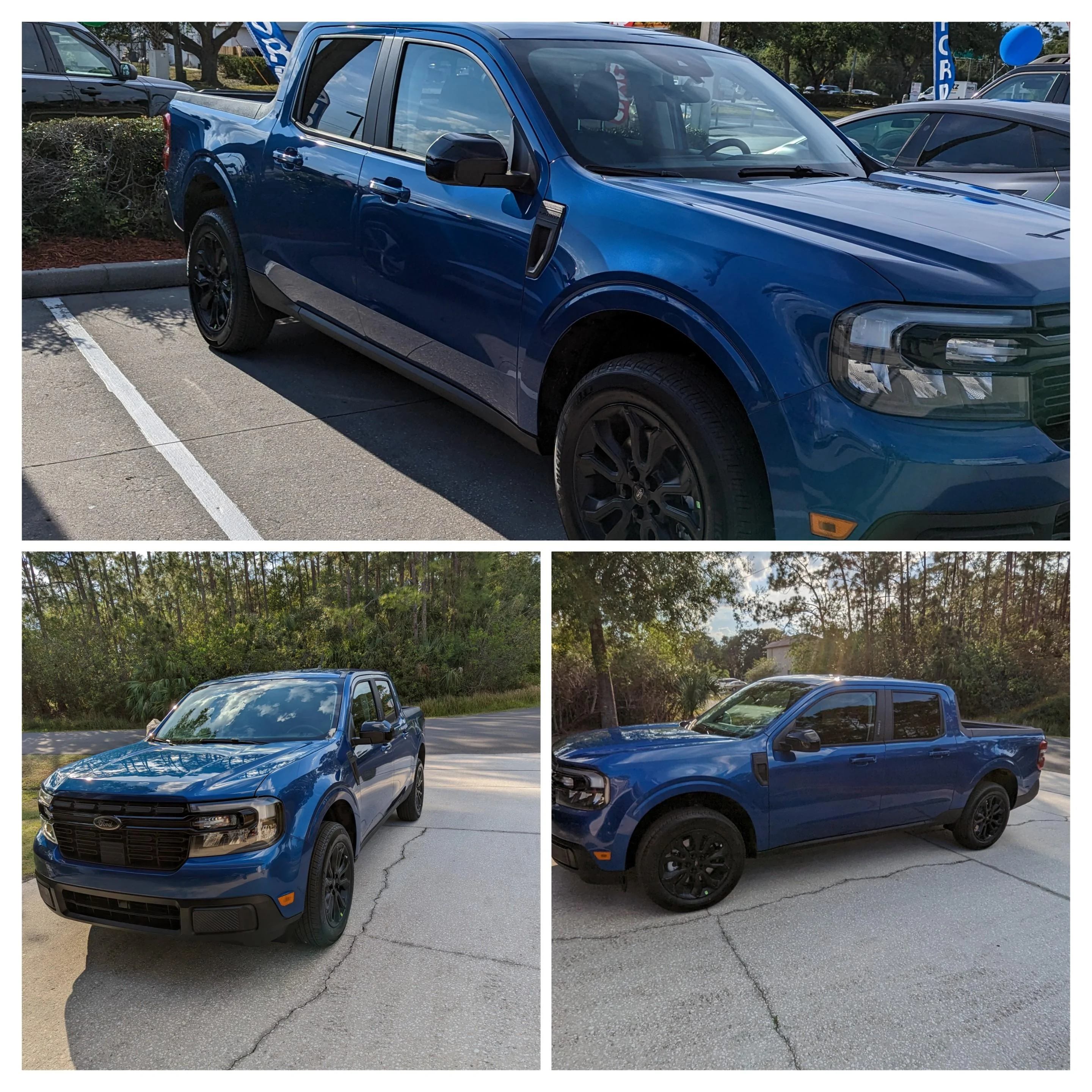 Ford Maverick Finally arrived - Space Coast Cactus Gray - Gary Yeomen's 20230414_181252-COLLAGE
