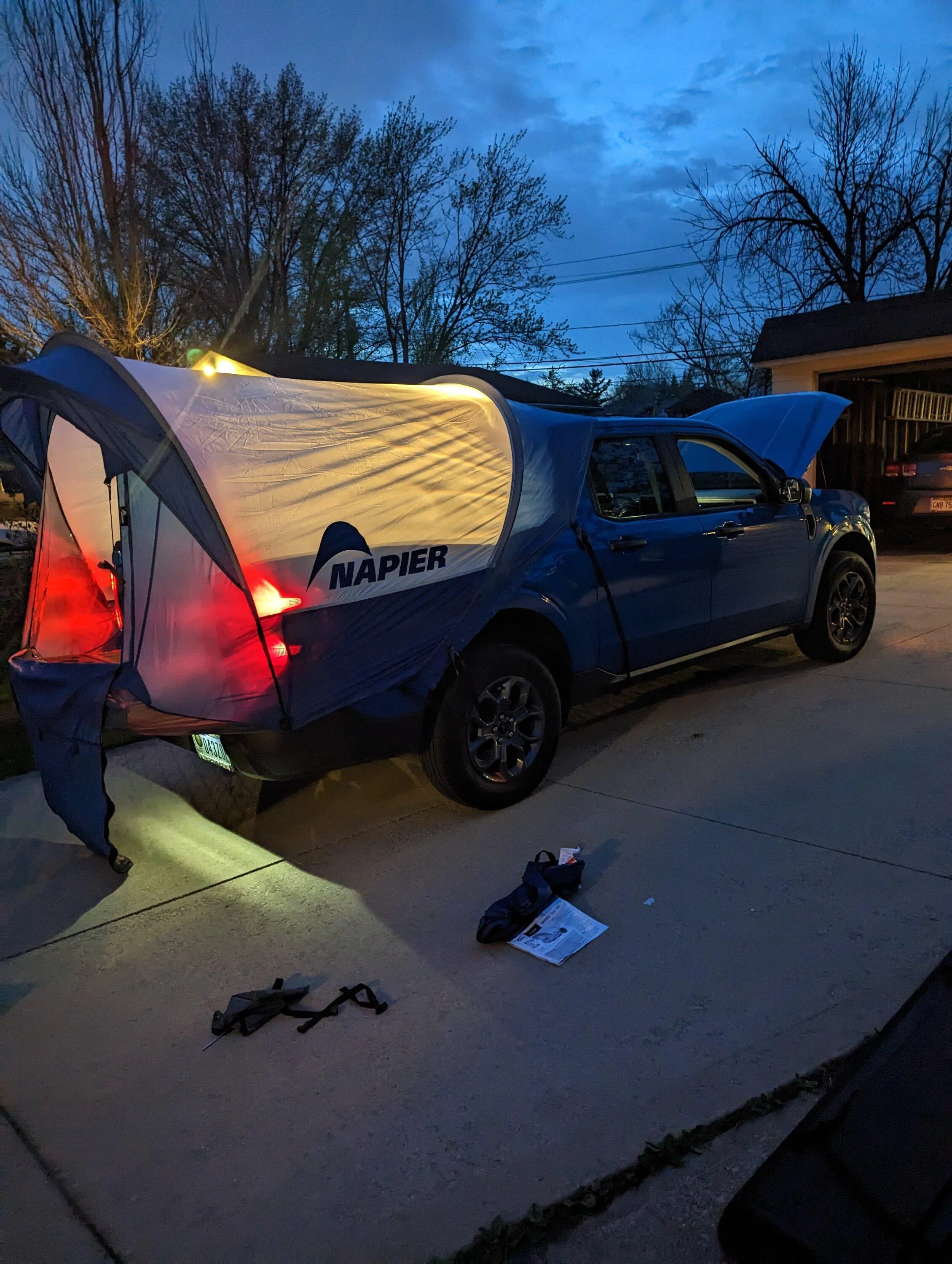 Ford Maverick Found a Truck Bed Tent that fits Maverick! PXL_20230421_004142840