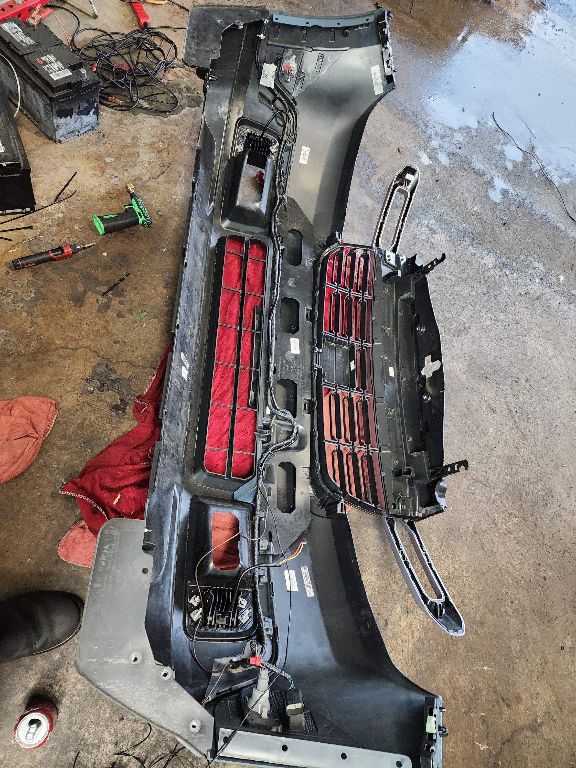 Ford Maverick F-150 Fog Lamp Switch and Wire Harness Installed in Maverick - DIY 20230422_135047