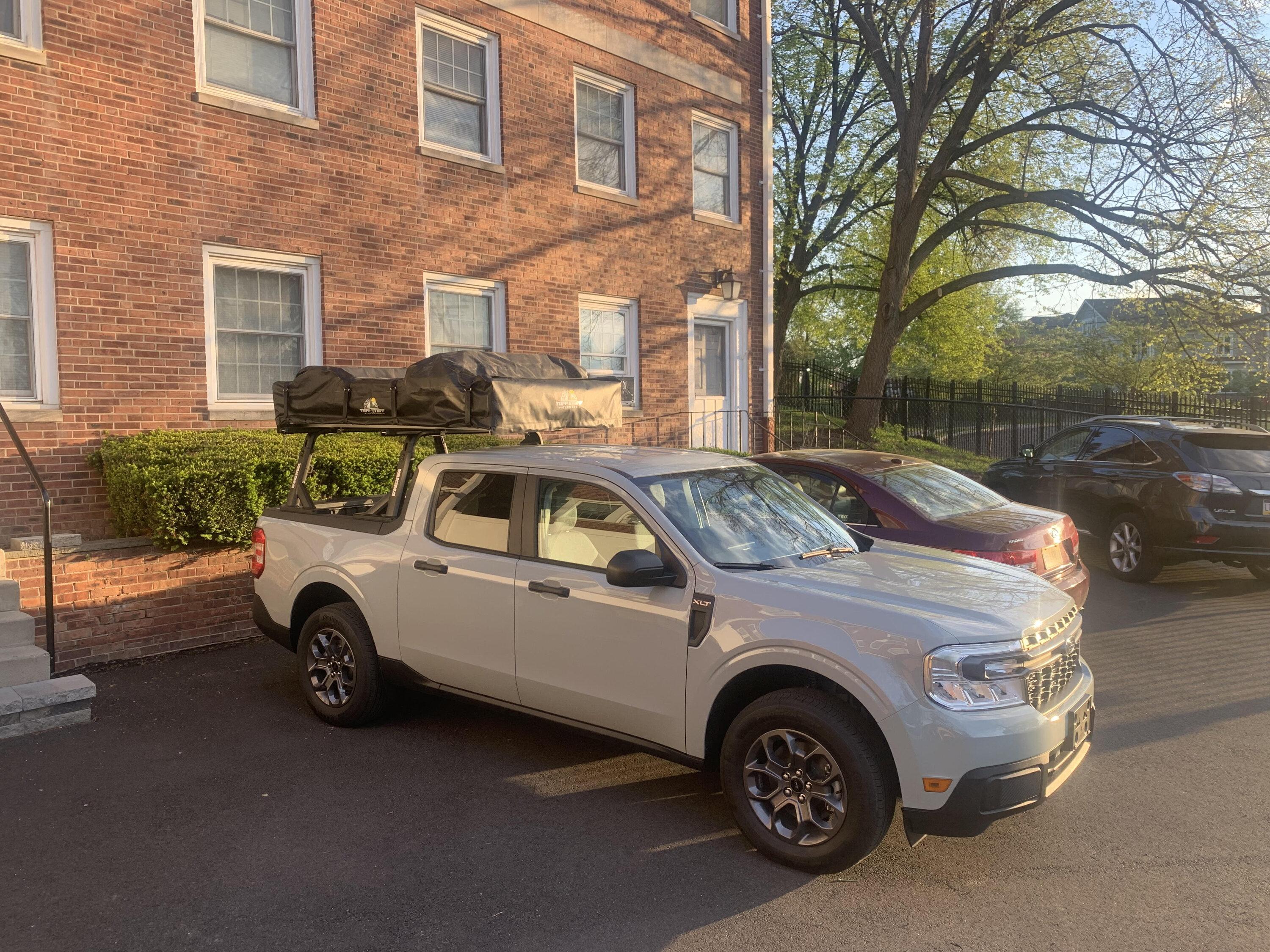 Ford Maverick Gladiator ---> Maverick Hybrid light overland build set up Maverick 1