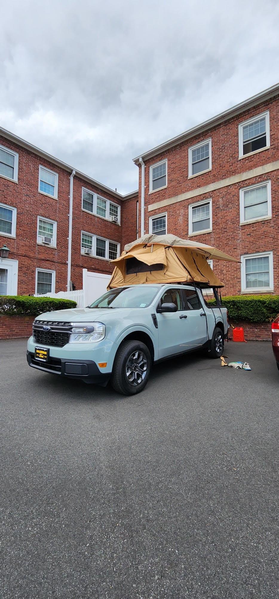 Ford Maverick Gladiator ---> Maverick Hybrid light overland build set up Maverick 2