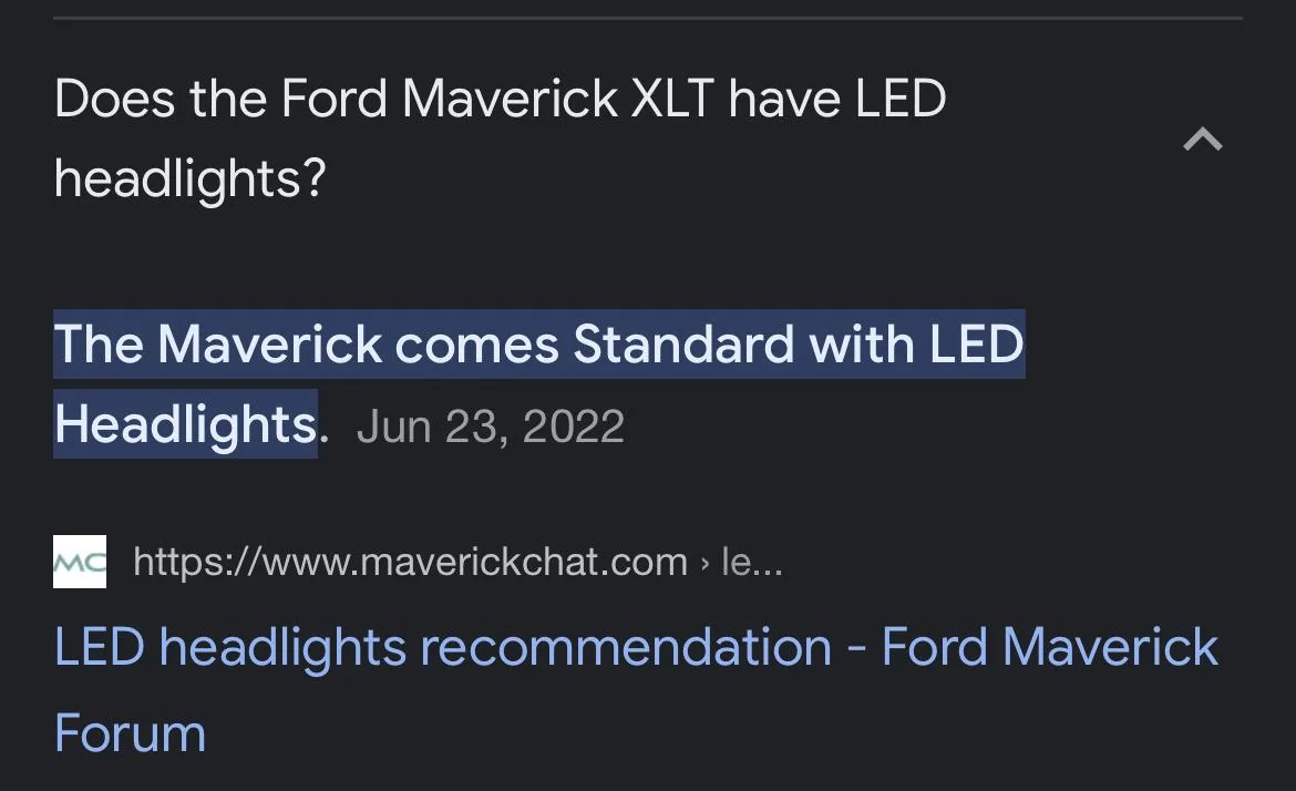 Ford Maverick Maverick XLT vs Colorado Trailboss 090AAFBE-B1E6-4610-9AEE-3B13786D49D3