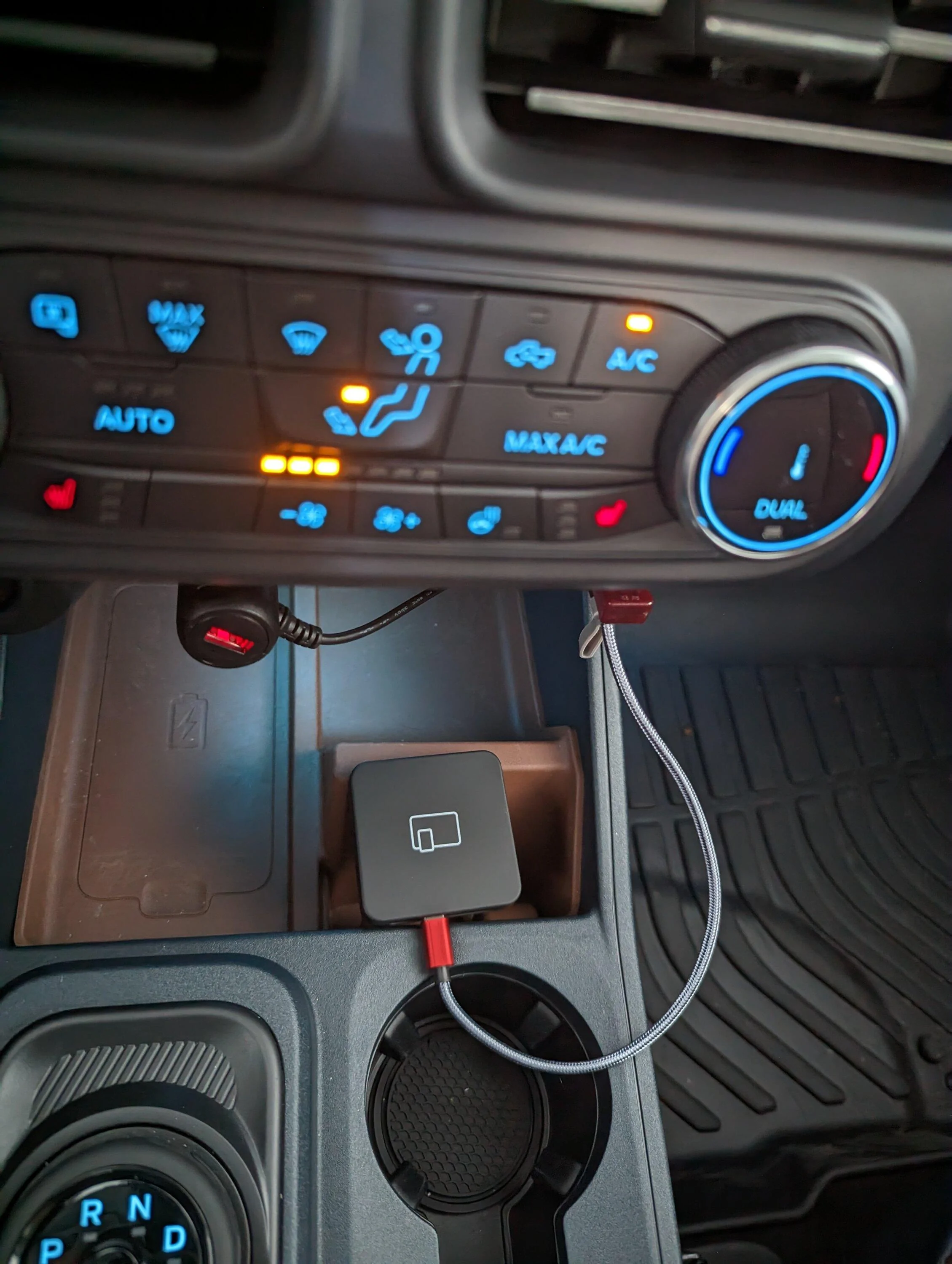 Ford Maverick Added a cheap Android Auto Wireless adapter PXL_20230424_171900156