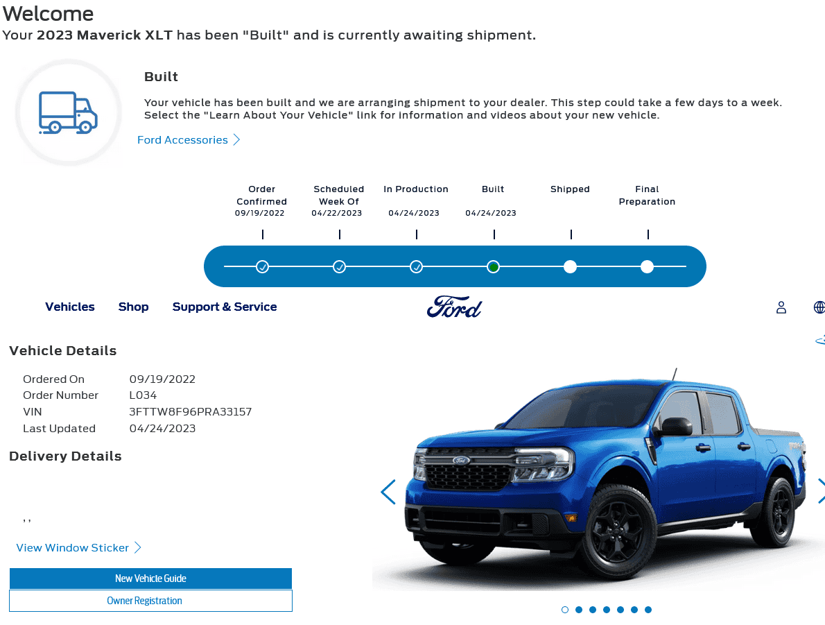 Ford Maverick 📬 1/26/23 Scheduling Email Received Group [EMAILS NOW ARRIVING!] 1682435813138