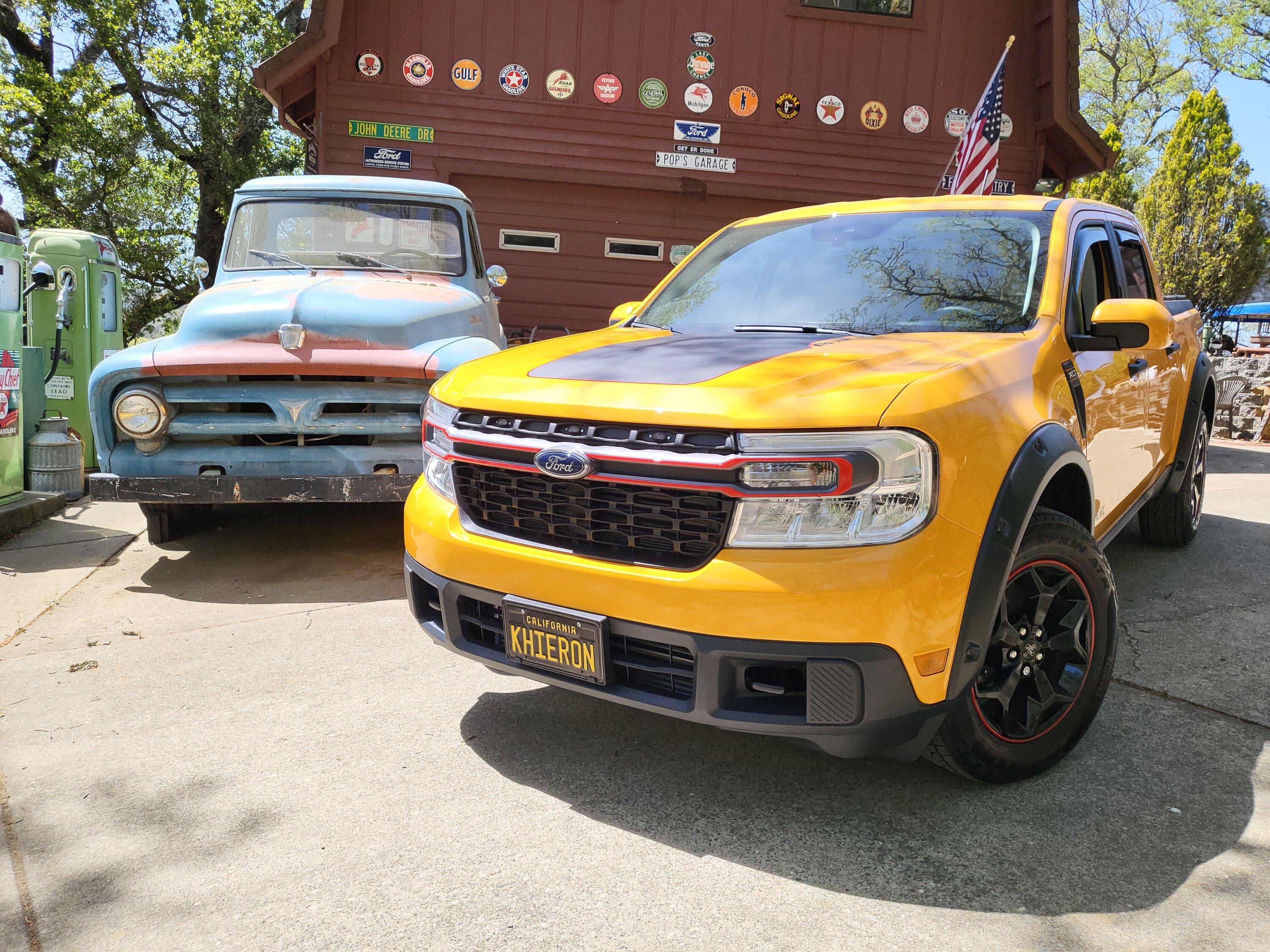 Ford Maverick 2023 "Blackheart Edition" Cyber Orange Maverick XLT FX4 Build 20230425_141818