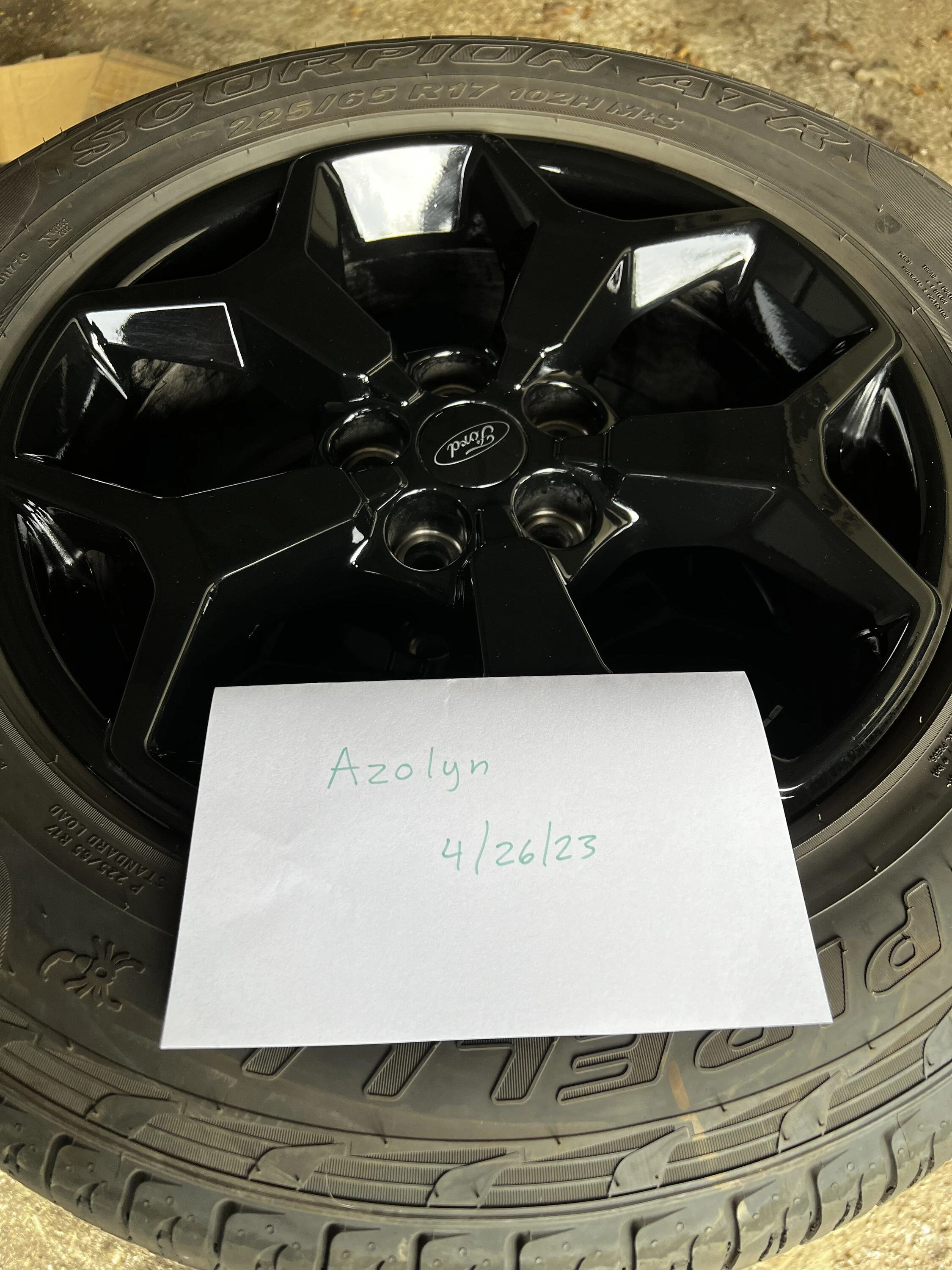 Ford Maverick Set of stock wheels from 2022 Ecoboost FX4 01F02AD9-00B5-4032-8AAE-4CA08DF70D50