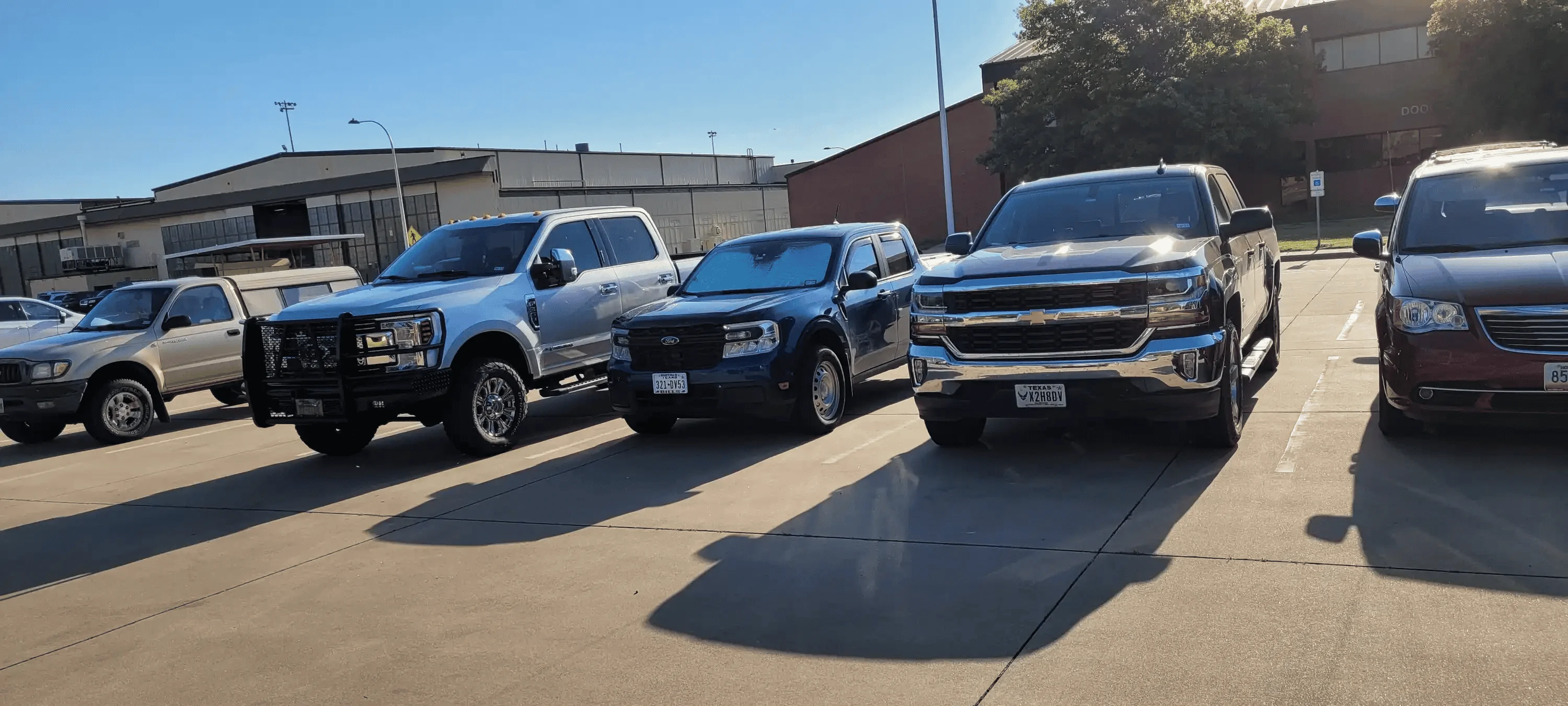 Ford Maverick Post your Maverick next to ridiculously large trucks - photos thread 1682609976827