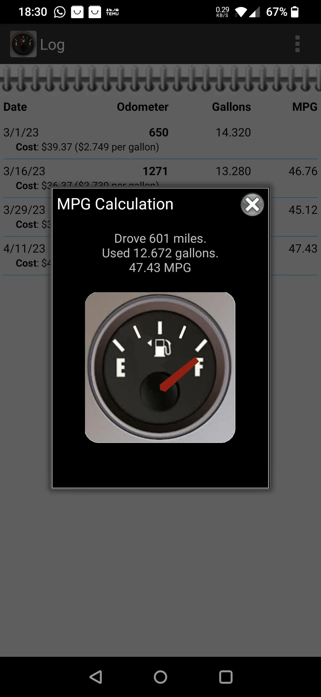Ford Maverick Crowdsourced Maverick MPG figures from 282 owners over 2.6 million miles (from Fuelly) ⛽️ Screenshot_20230411-183043