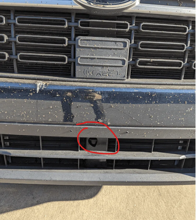 Ford Maverick Front Bumper/Sensor damaged from gravel - Ford can't find part Screenshot 2023-04-27 151954